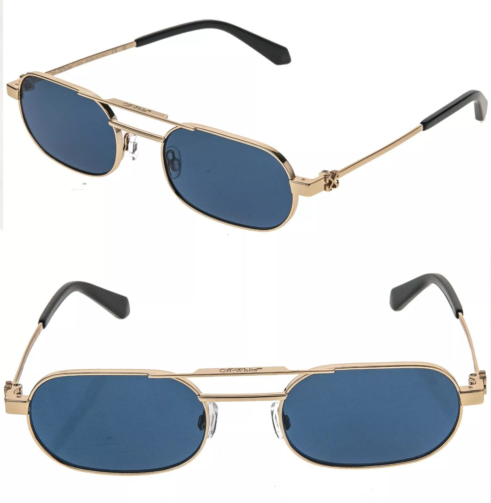 Off-White OFF-WHITE OERI123 Gold Blue Square Unisex VAIDEN Logo 123 Size ONE SIZE - 1 Thumbnail