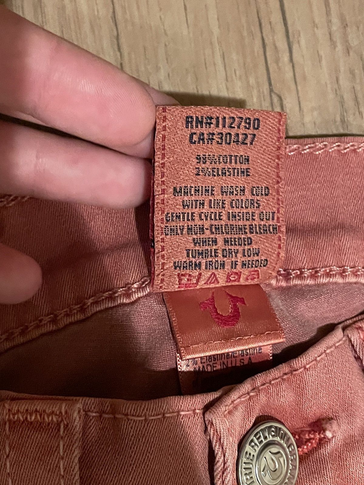 True Religion × Vintage True Religion Billy Straight Jeans Pant Vintage Y2k Washed Size 26" / US 2 / IT 38 - 16 Thumbnail