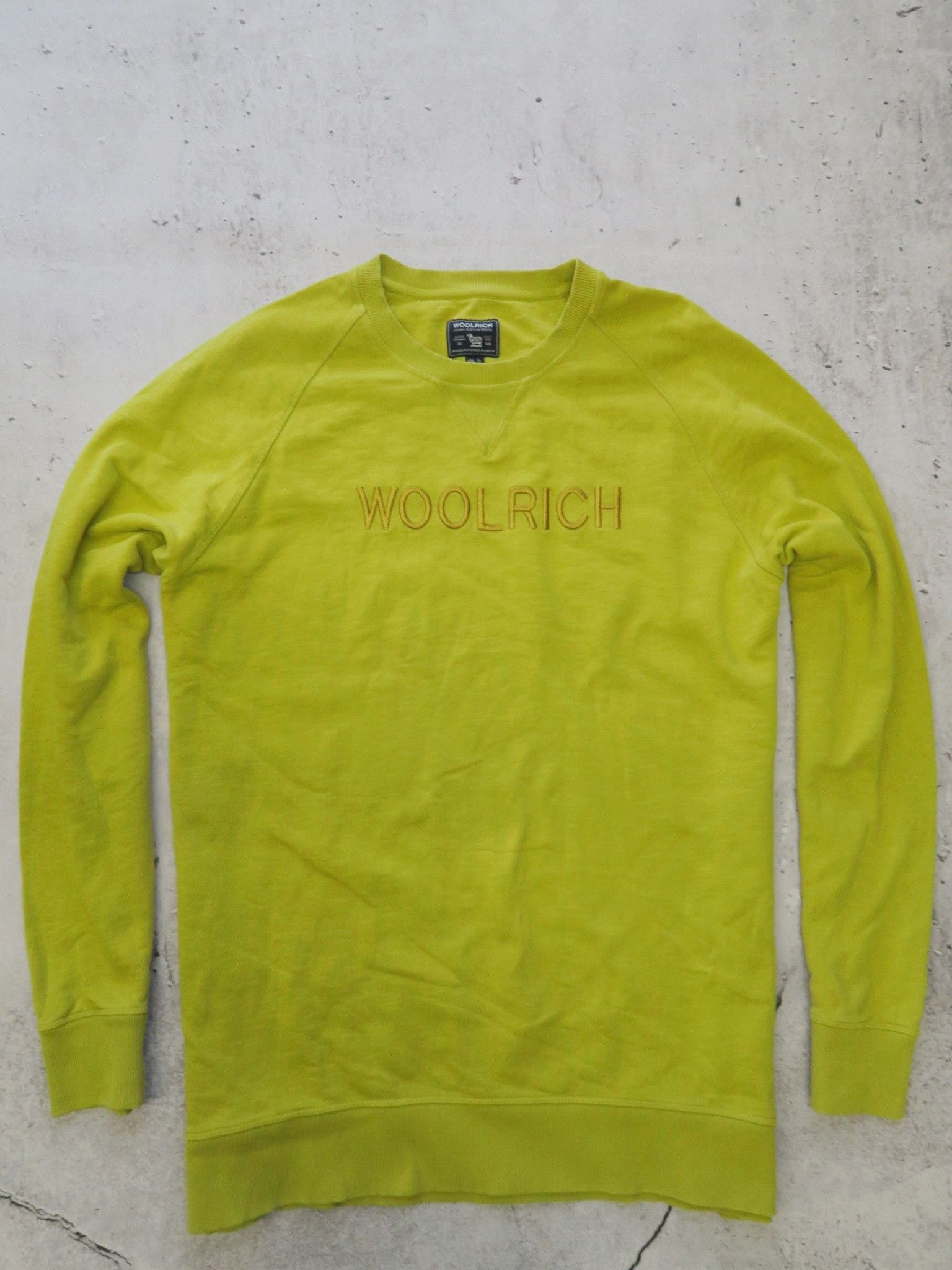 image of Woolrich John Rich Bros Woolrich Sweatshirt Xl/ in Yellow, Men's (Size 2XL)