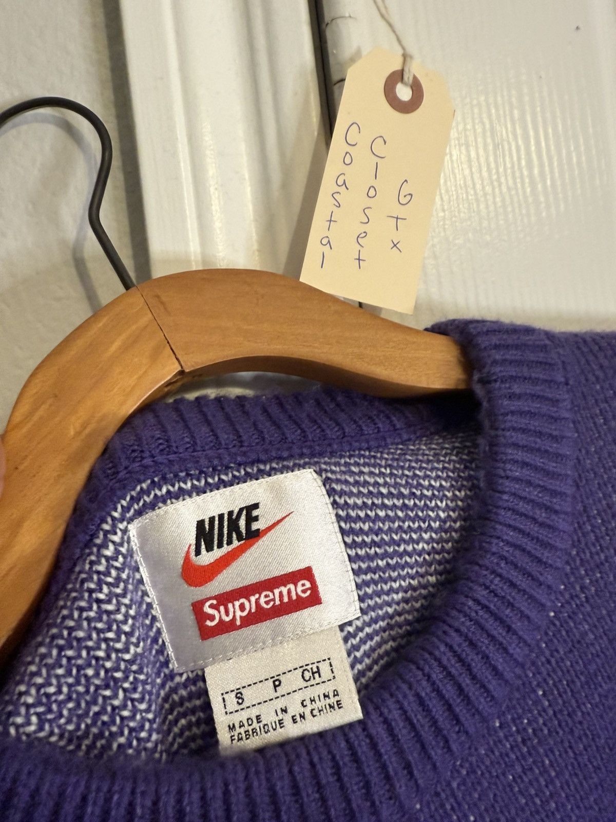 Nike × Supreme Supreme Nike Knit sweater size small Size US S / EU 44-46 / 1 - 7 Thumbnail