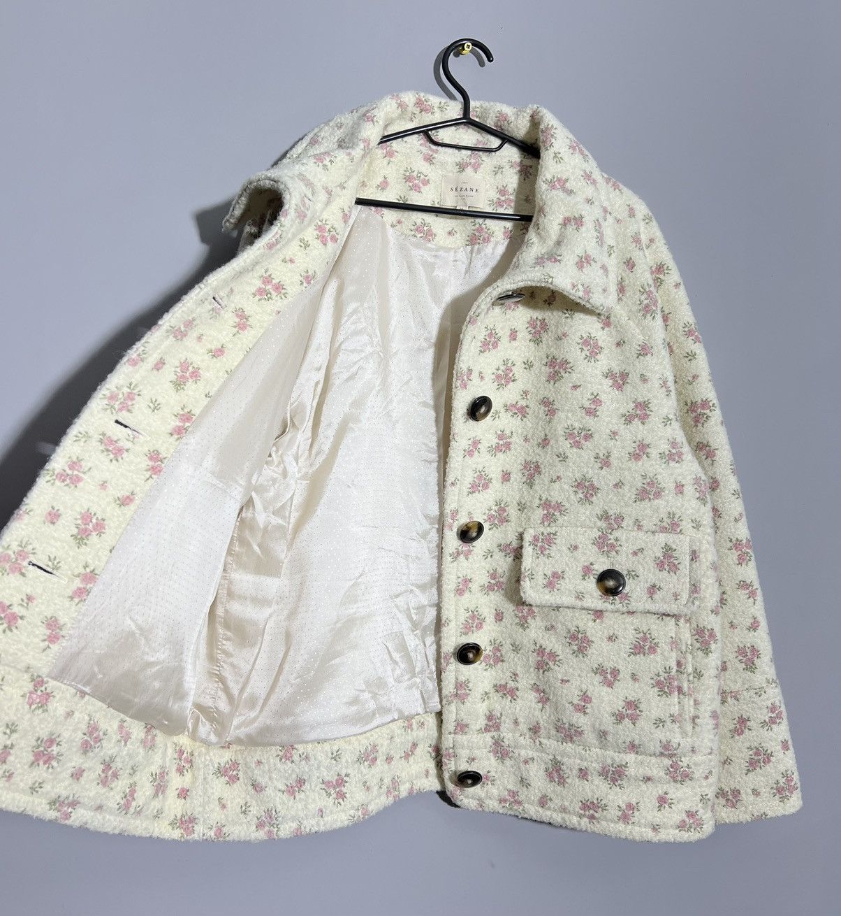 Sezane Sezane Leo Coat Floral Jacket Size M / US 6-8 / IT 42-44 - 9 Thumbnail