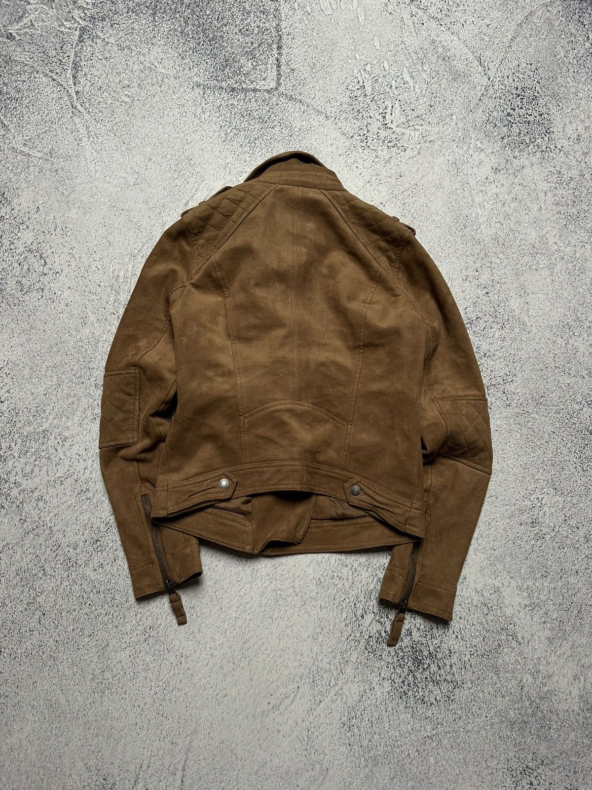 Abercrombie & Fitch Y2K Biker Jacket Style Rick Owens Opium Size S / US 4 / IT 40 - 3 Thumbnail