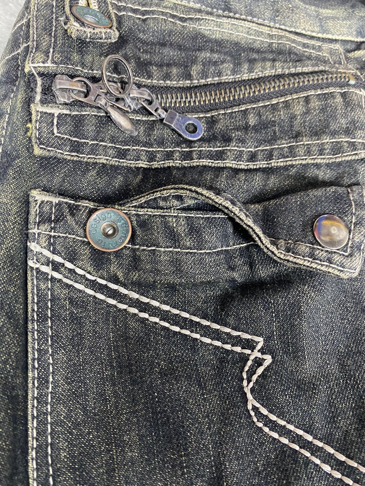 semanticdesign Semantics Design Flare Zipper Jeans. S0320 Size US 29 - 9 Thumbnail