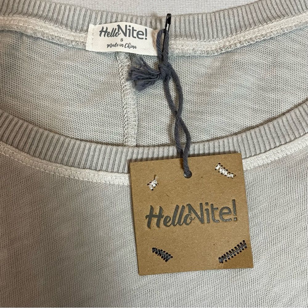 Other NWT New Hello Nite! Silver Mist Light Grey Sleeveless Cotto Size S / US 4 / IT 40 - 7 Thumbnail