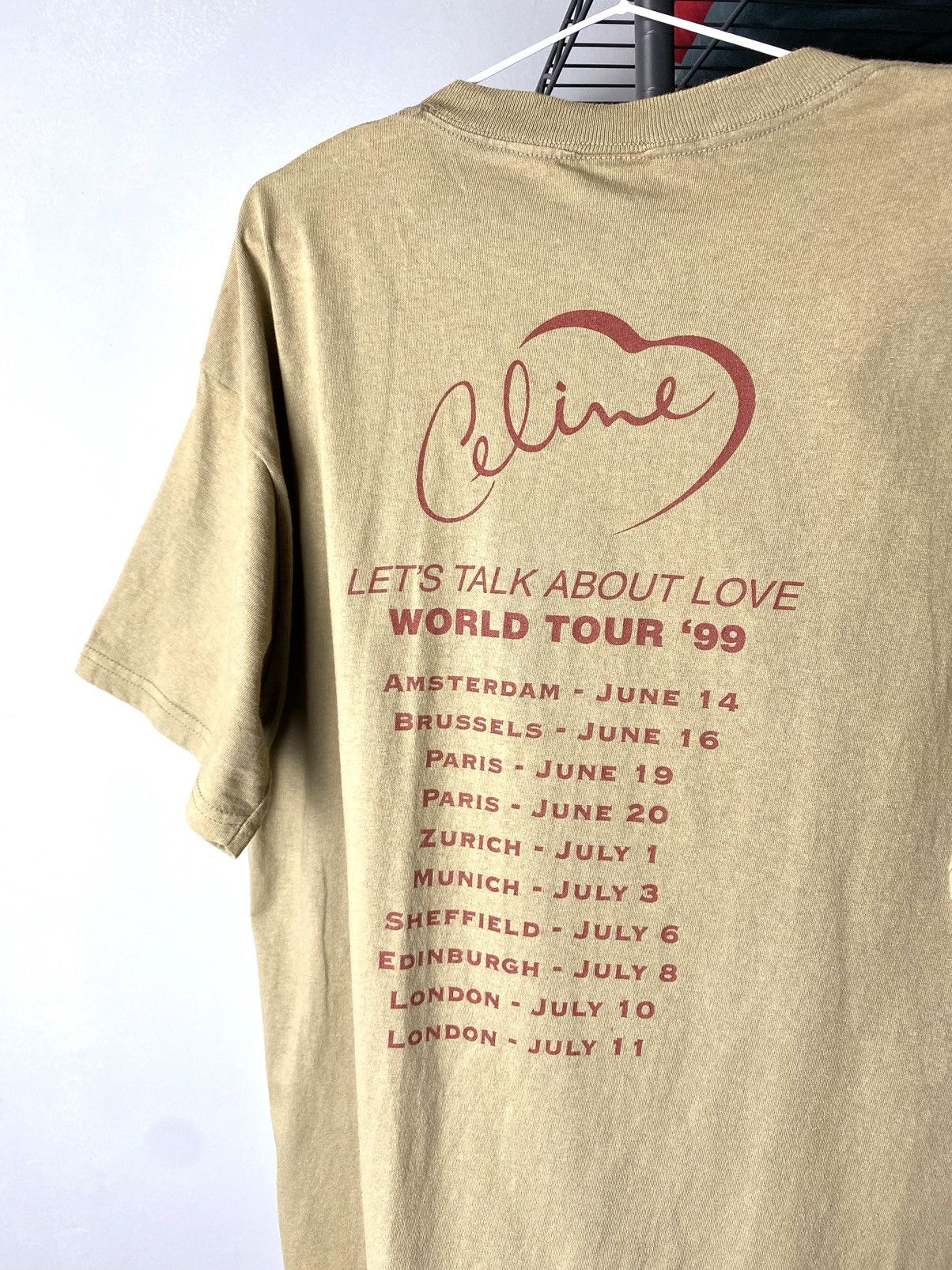 Band Tees × Vintage Rare! Vintage 1999 Celine Dion TShirt Let’s Speak About Love Size US L / EU 52-54 / 3 - 11 Thumbnail