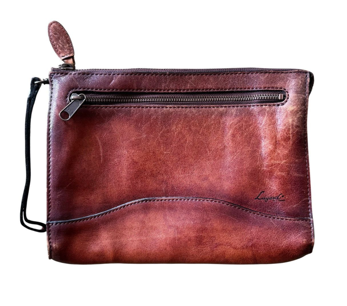 Lugard G3 Clutch Bag Leather Vintage