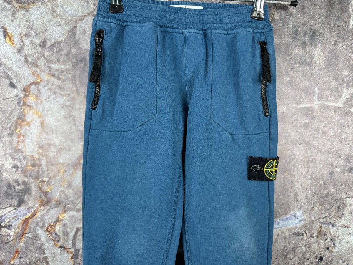 Stone Island Stone Island Junior Boys Sweatpants Teal LogPatch Size 4/104 Size US 26 / EU 42 - 3 Thumbnail