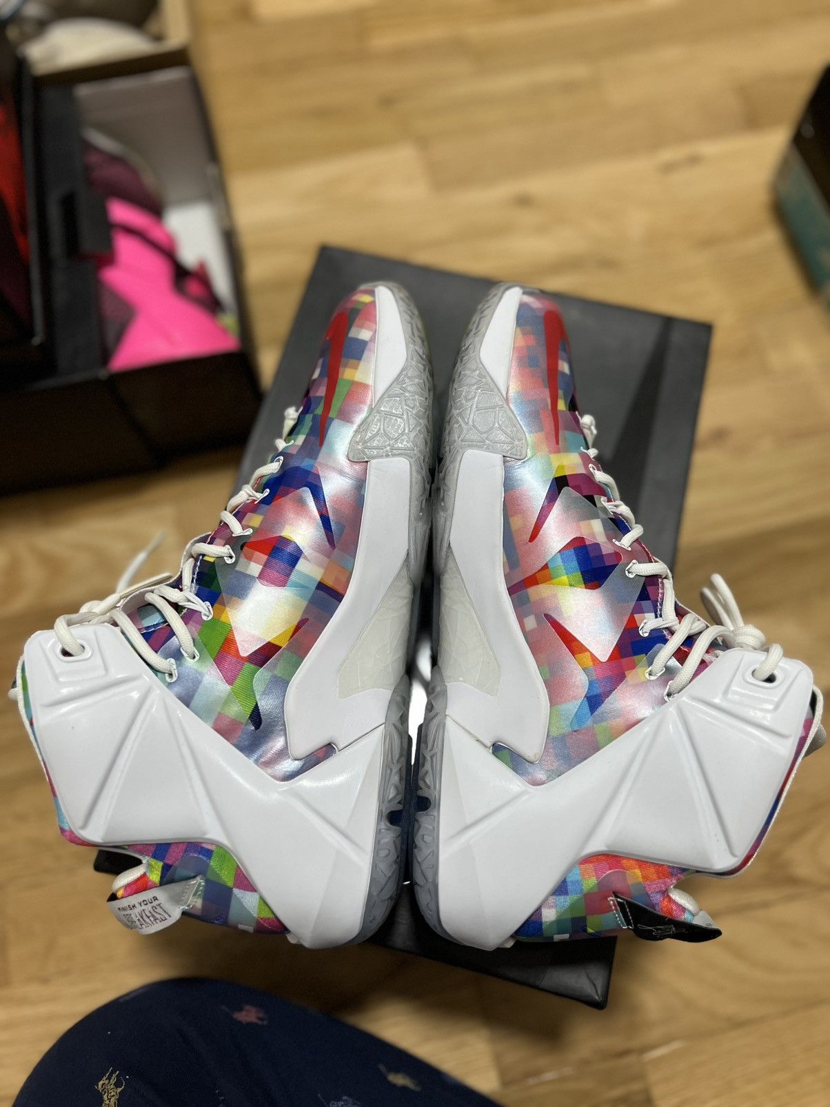 Jordan Brand × Nike Nike Lebron XII EXT “Finish Your Breakfast” Size 10 Size US 10 / EU 43 - 5 Thumbnail