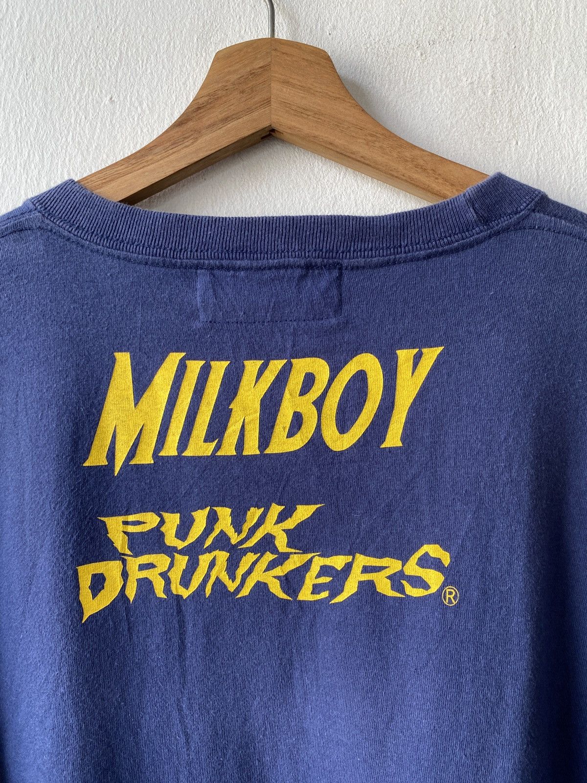 Beauty Beast × Japanese Brand 2000s - Milkboy ‘Punk as Fuck’ Punk Drunkers T Shirt Size US XXL / EU 58 / 5 - 6 Thumbnail