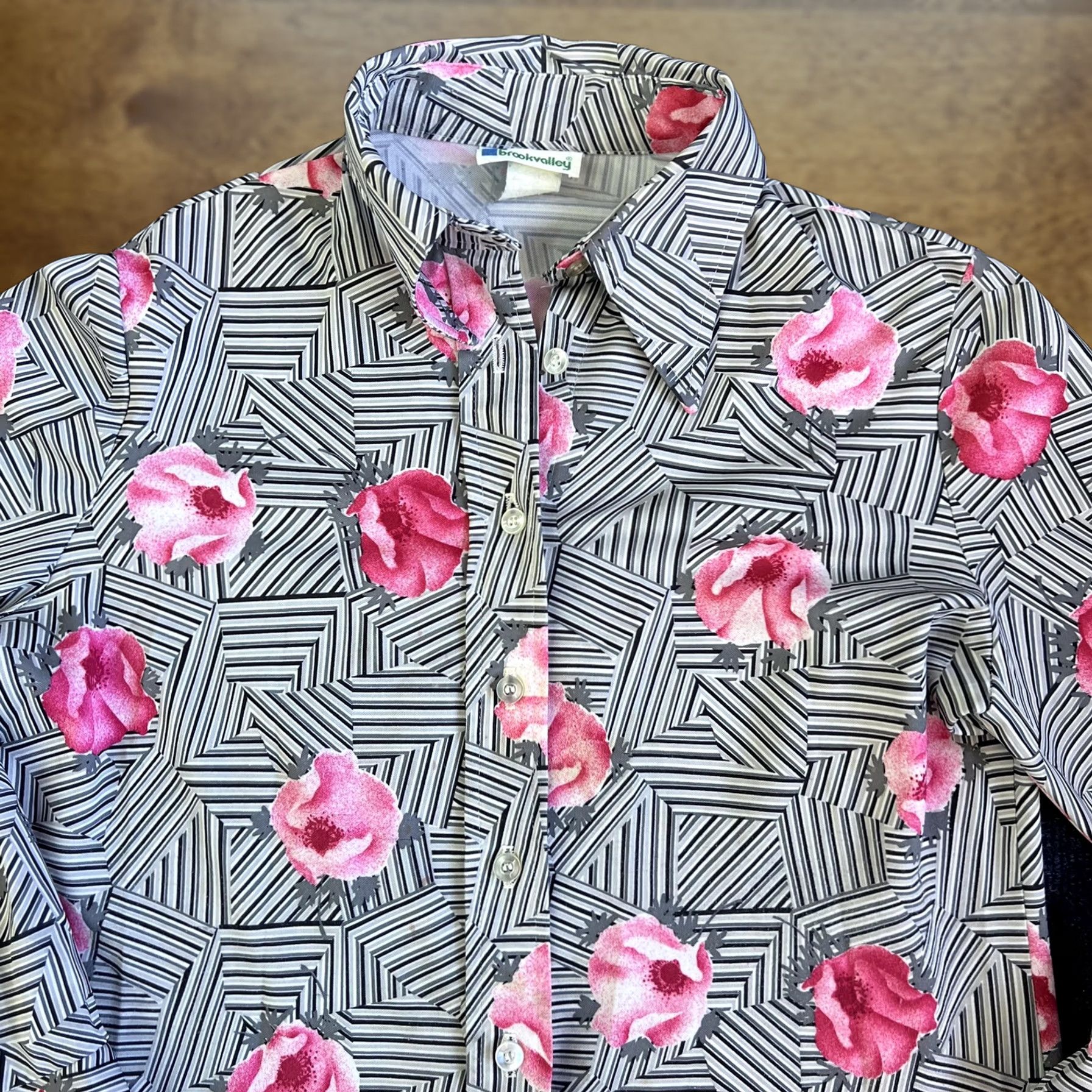 Vintage VINTAGE Fairfield Brookvalley Shirt Womens Medium Floral Geometric 80s Size L / US 10 / IT 46 - 1 Thumbnail