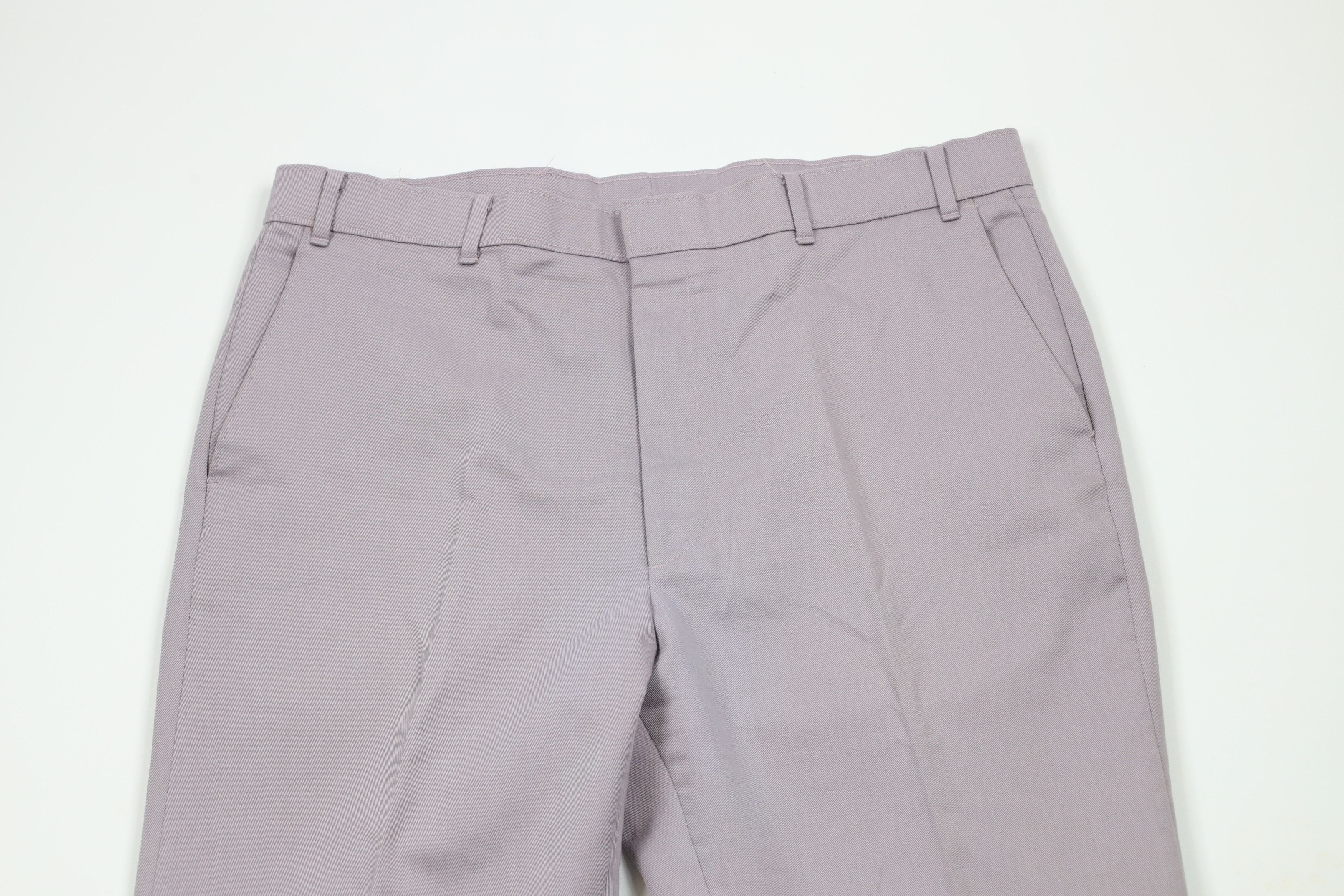 Levi's × Vintage Vintage 70s 80s Levis Flared Wide Leg Chino Pants Purple USA Size US 38 / EU 54 - 2 Thumbnail