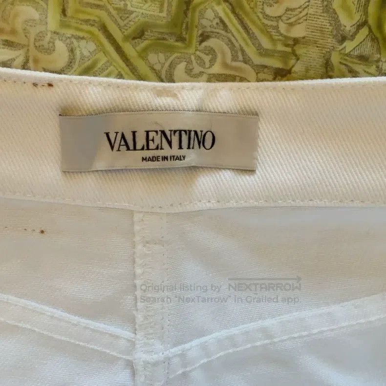 Valentino Valentino White denim shorts Size 24" / US 00 / IT 34 - 4 Thumbnail