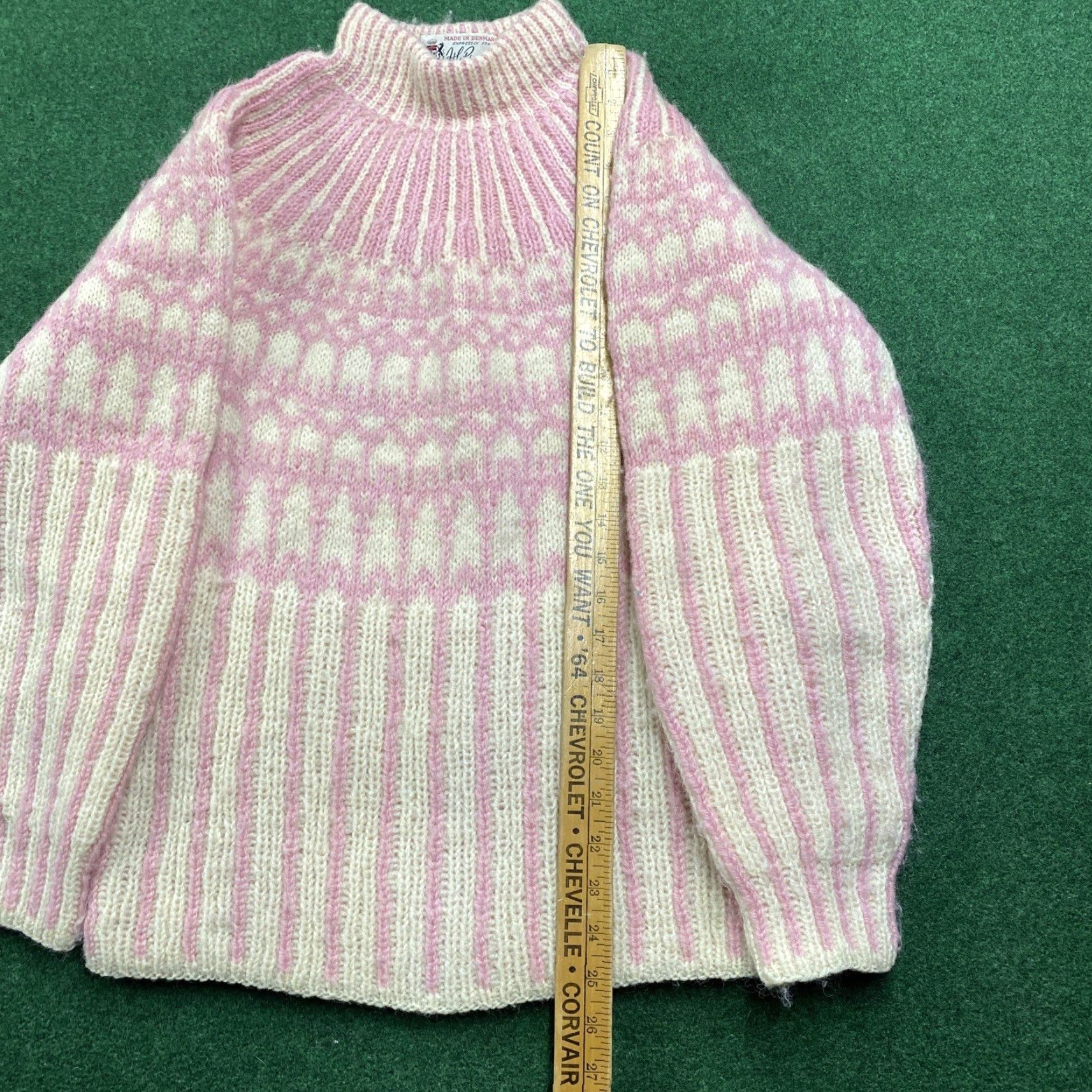 Pinko VINTAGE Prange Wool Sweater Mens S Pink 70S Knit Heavyweight Thick Sweatshirt Crew Neck Long Sleeve Wool Pink Logo 80s 90s Retro Mens S Sweatshirt Size US S / EU 44-46 / 1 - 6 Thumbnail