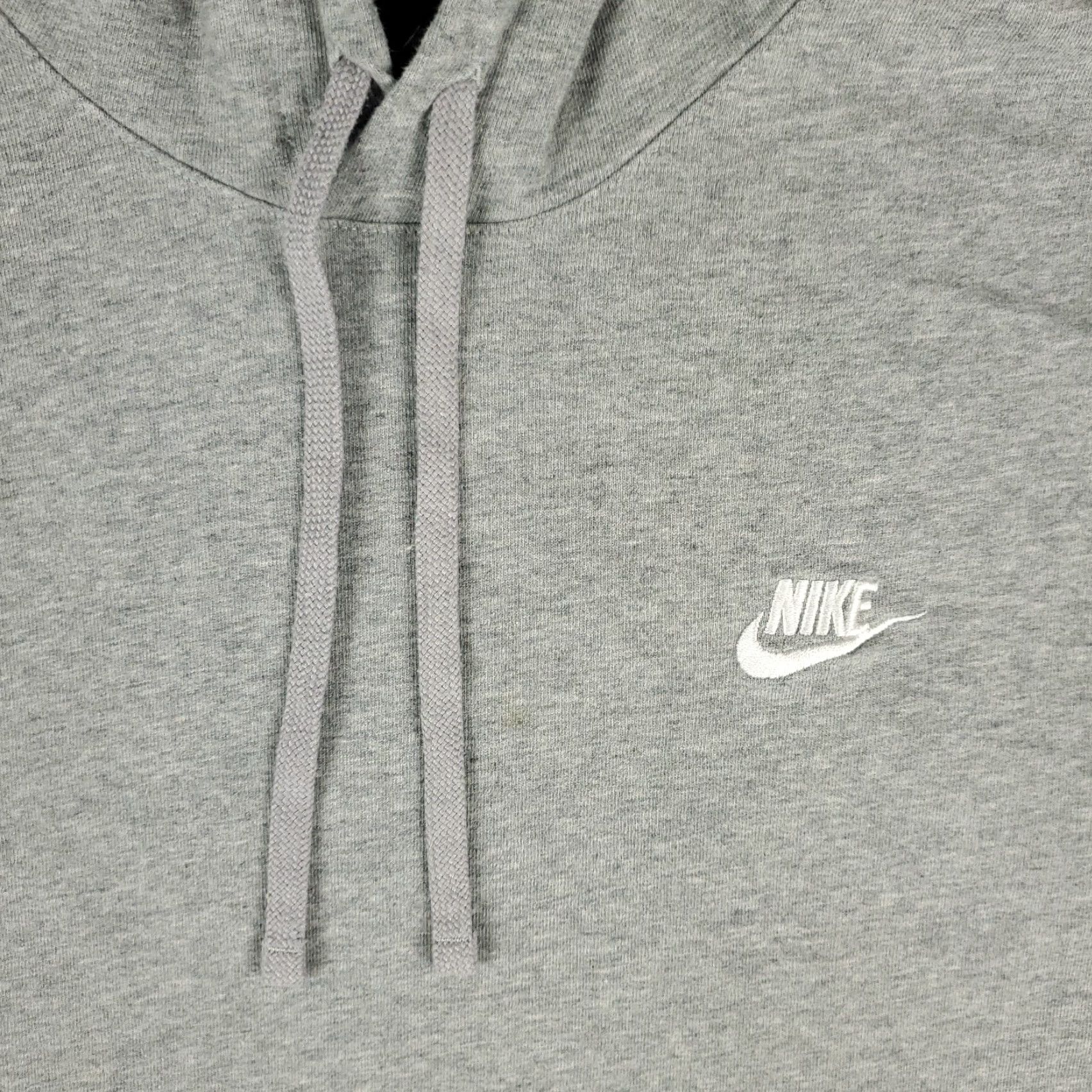 Nike Nike Shirt Mens Large Gray Swoosh Hoodie Long Sleeve Pullover Mock Neck Tagless Logo Size US L / EU 52-54 / 3 - 3 Thumbnail