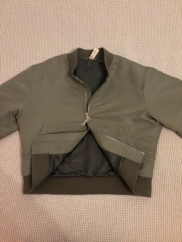 Sunflower Sunflower Green Nylon Bomber Jacket Size L Zip Up Jacket Size US L / EU 52-54 / 3 - 4 Thumbnail