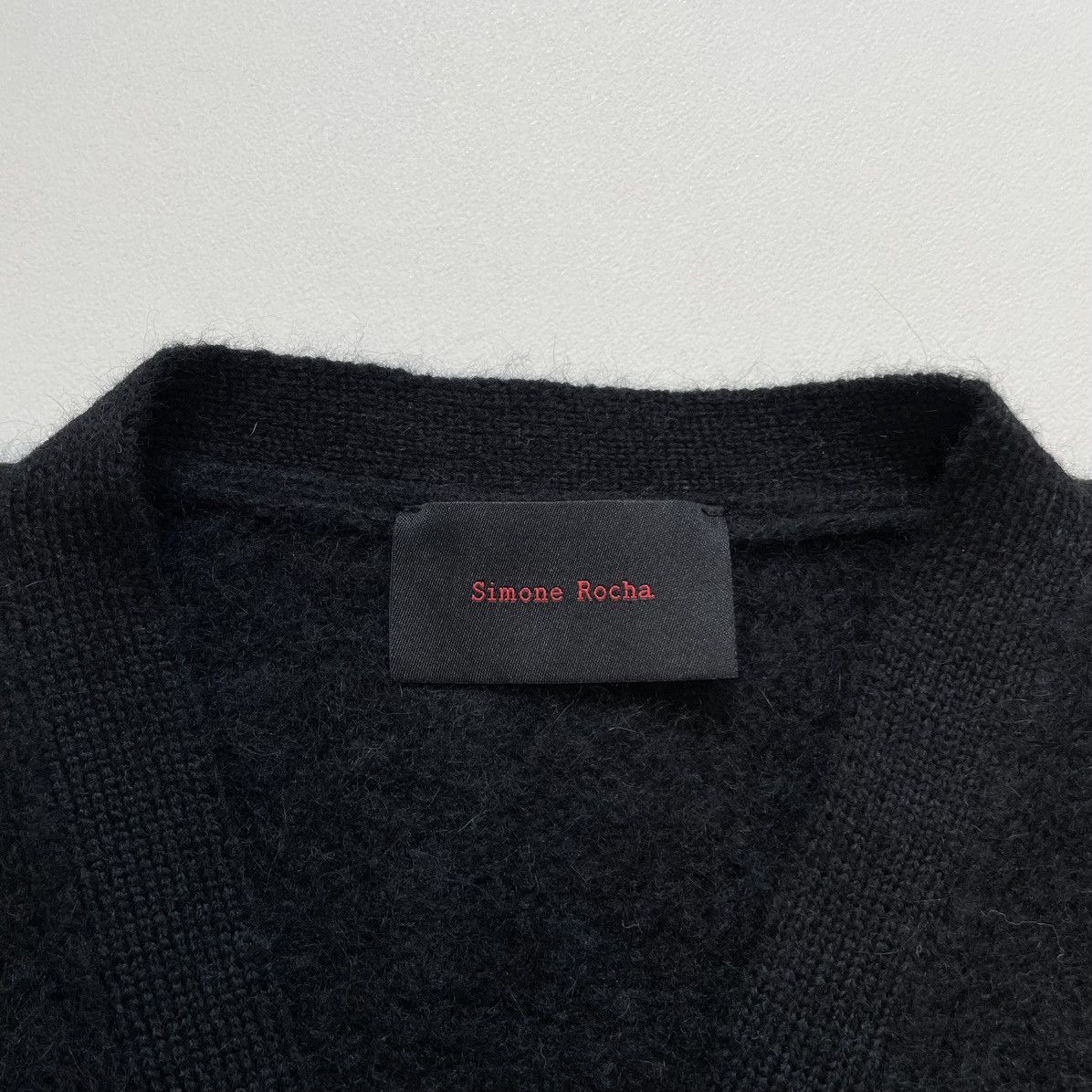 Simone Rocha Sample Gradient Mohair Cropped Cardigan Size US M / EU 48-50 / 2 - 4 Thumbnail
