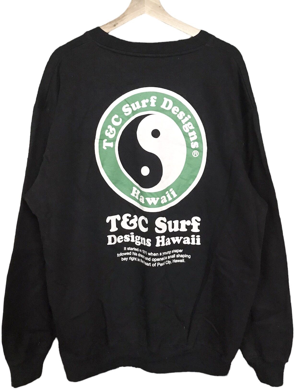 The Unbranded Brand T & C Sweatshirt Big Logo Crewneck Pullover Size US XL / EU 56 / 4 - 2 Thumbnail