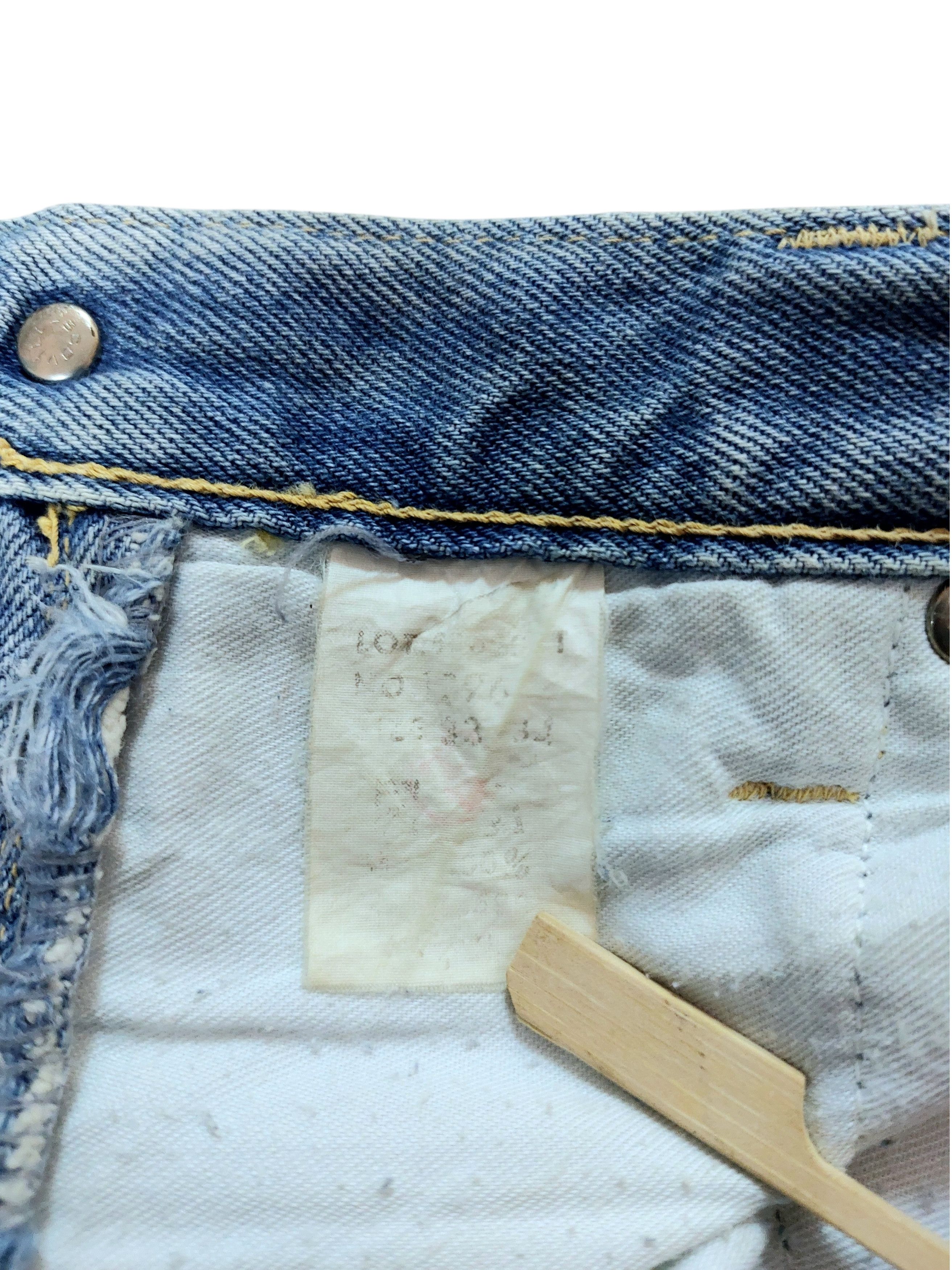 Vintage 🔥Super Flare Blueway Japan Made Classic Denim Size US 30 / EU 46 - 15 Thumbnail