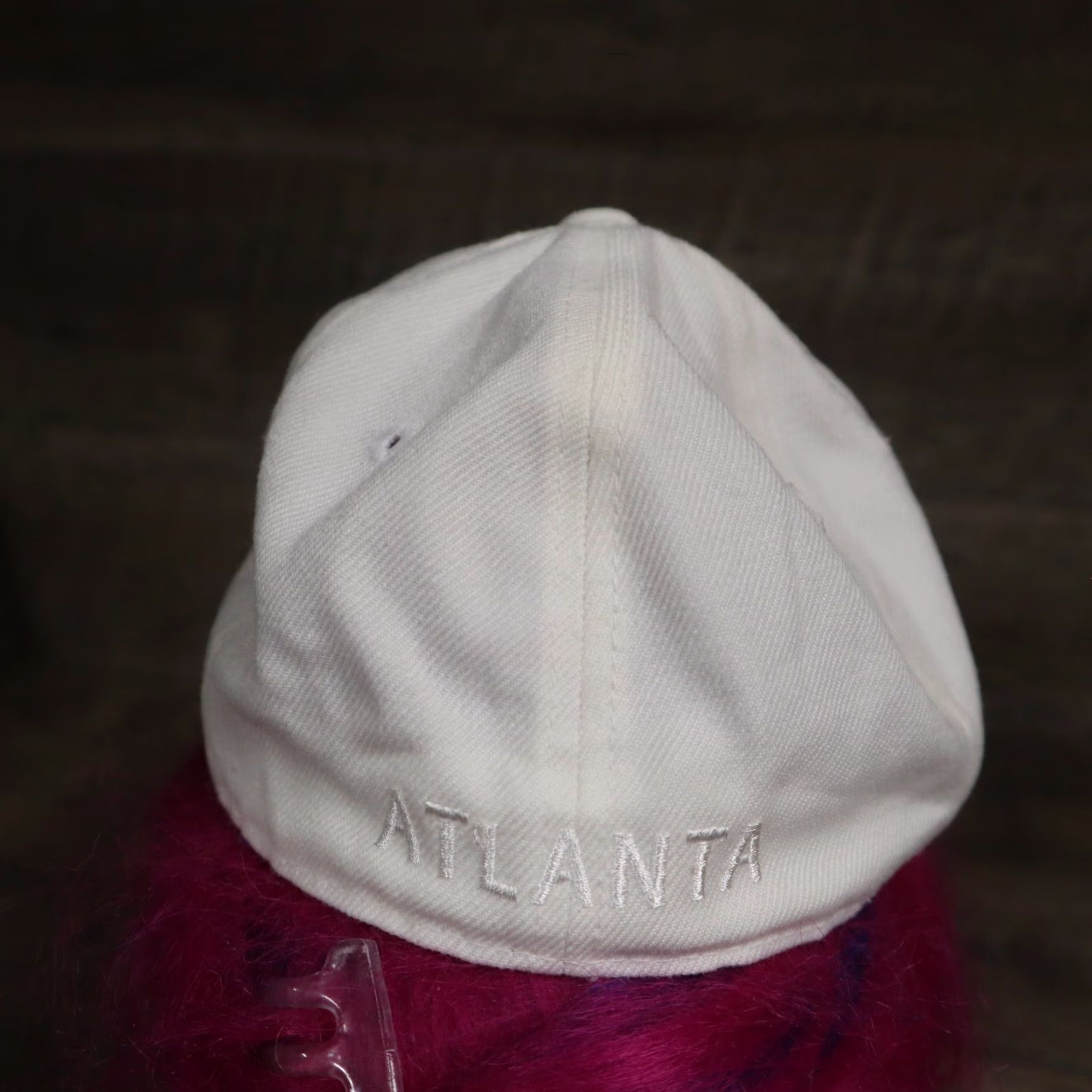 Vintage VINTAGE White Snapback Hat Cap Atlanta Adjustable Mens Size ONE SIZE - 5 Thumbnail