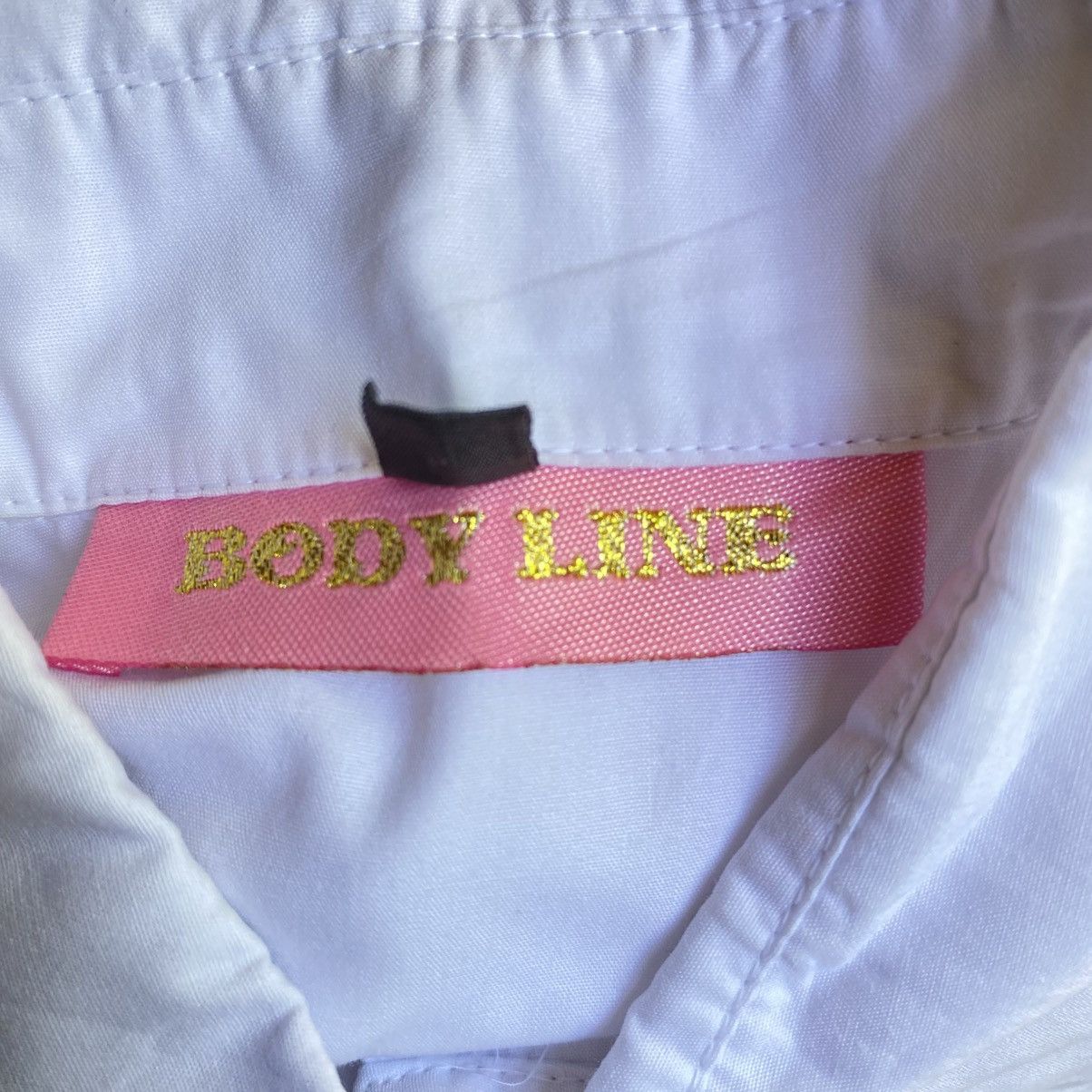 Japanese Brand BODY LINE Y2K Punk White Grace Shirt Size S / US 4 / IT 40 - 16 Thumbnail