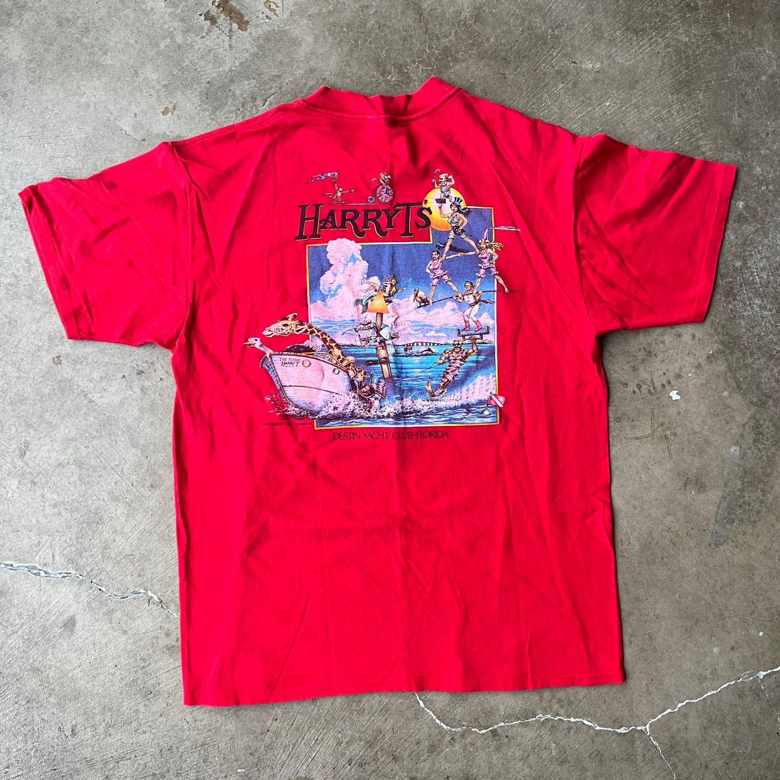 Vintage VINTAGE HARRYT'S NATURE LONG NECK RED T-SHIRT LARGE Size US L / EU 52-54 / 3 - 3 Thumbnail