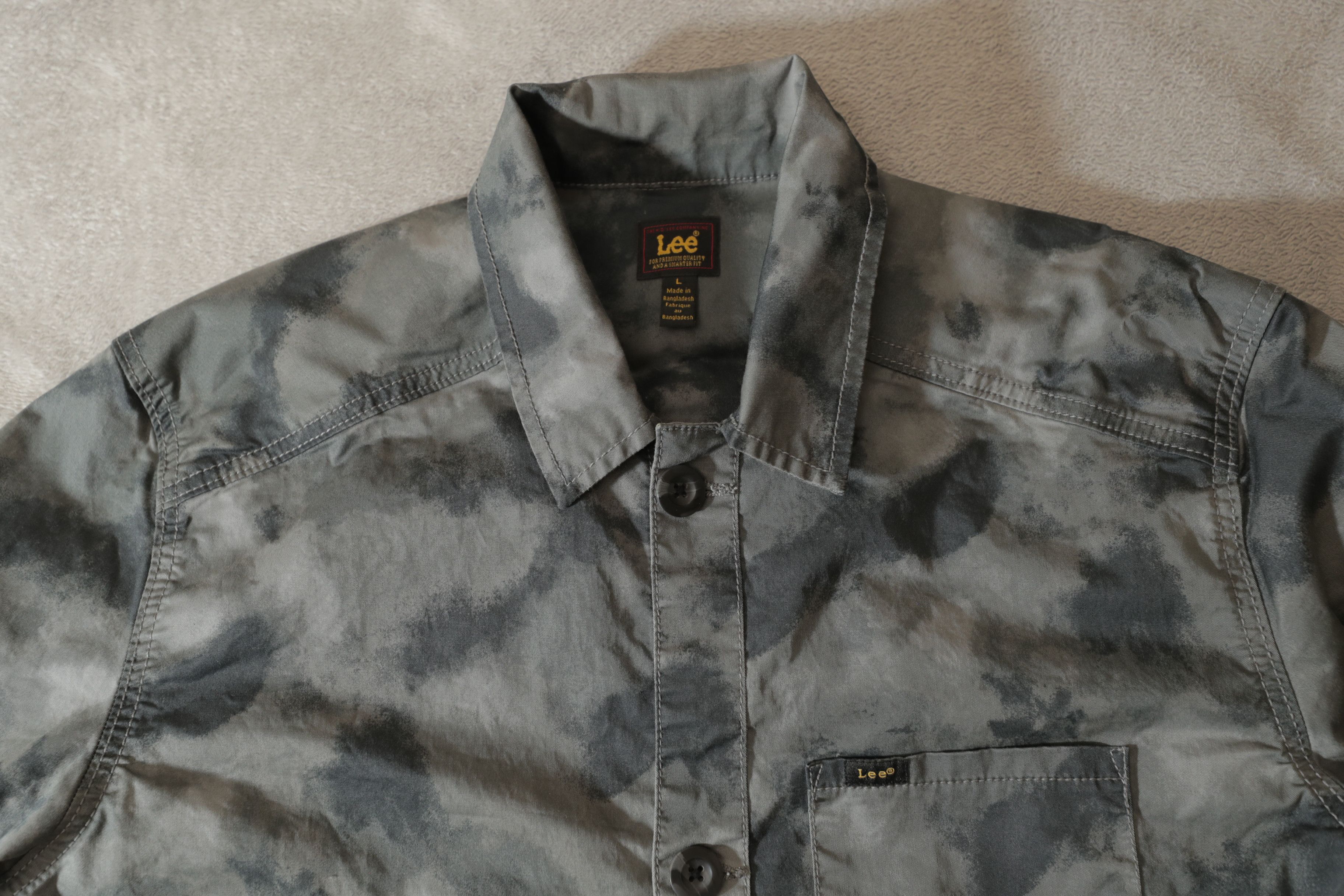 Lee Lee Tie Dye Acid Wash Jacket (L) Size US L / EU 52-54 / 3 - 9 Thumbnail