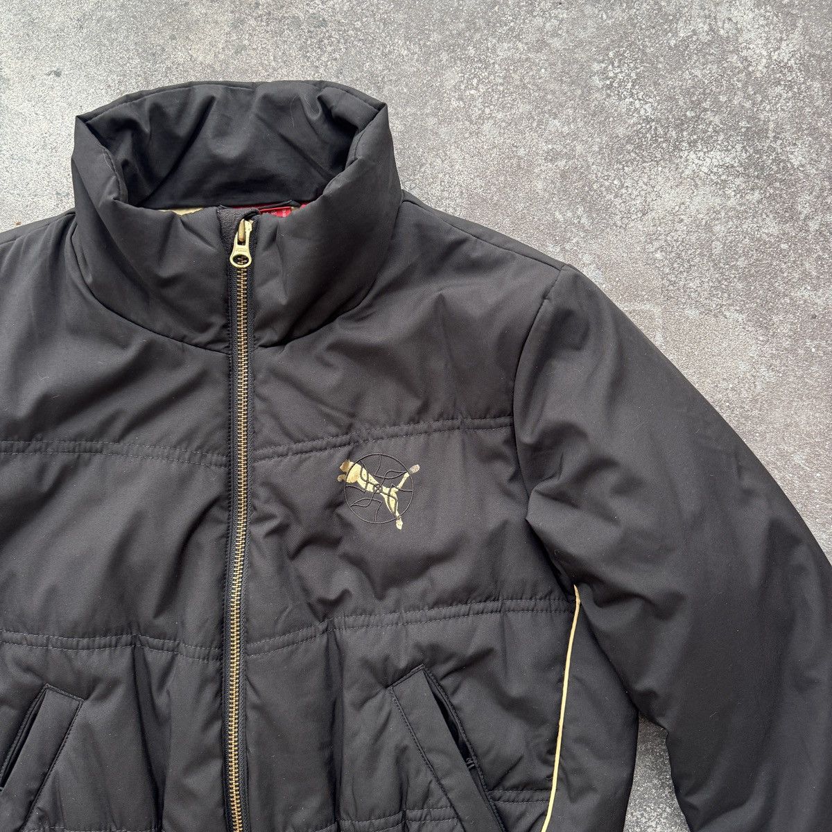 Puma Puma Y2K Vintage Grunge Cropped Bomber Jacket Size S / US 4 / IT 40 - 5 Thumbnail