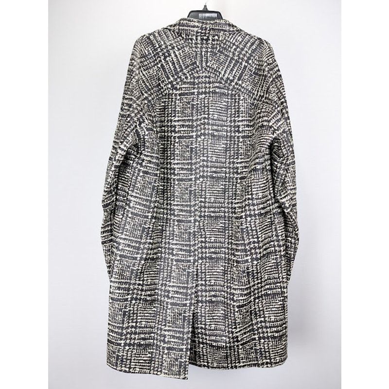 Bottega Veneta o1rshd1 Doucle Prince Of Wales Coat in White/Fondant/Camel Size US M / EU 48-50 / 2 - 14 Thumbnail