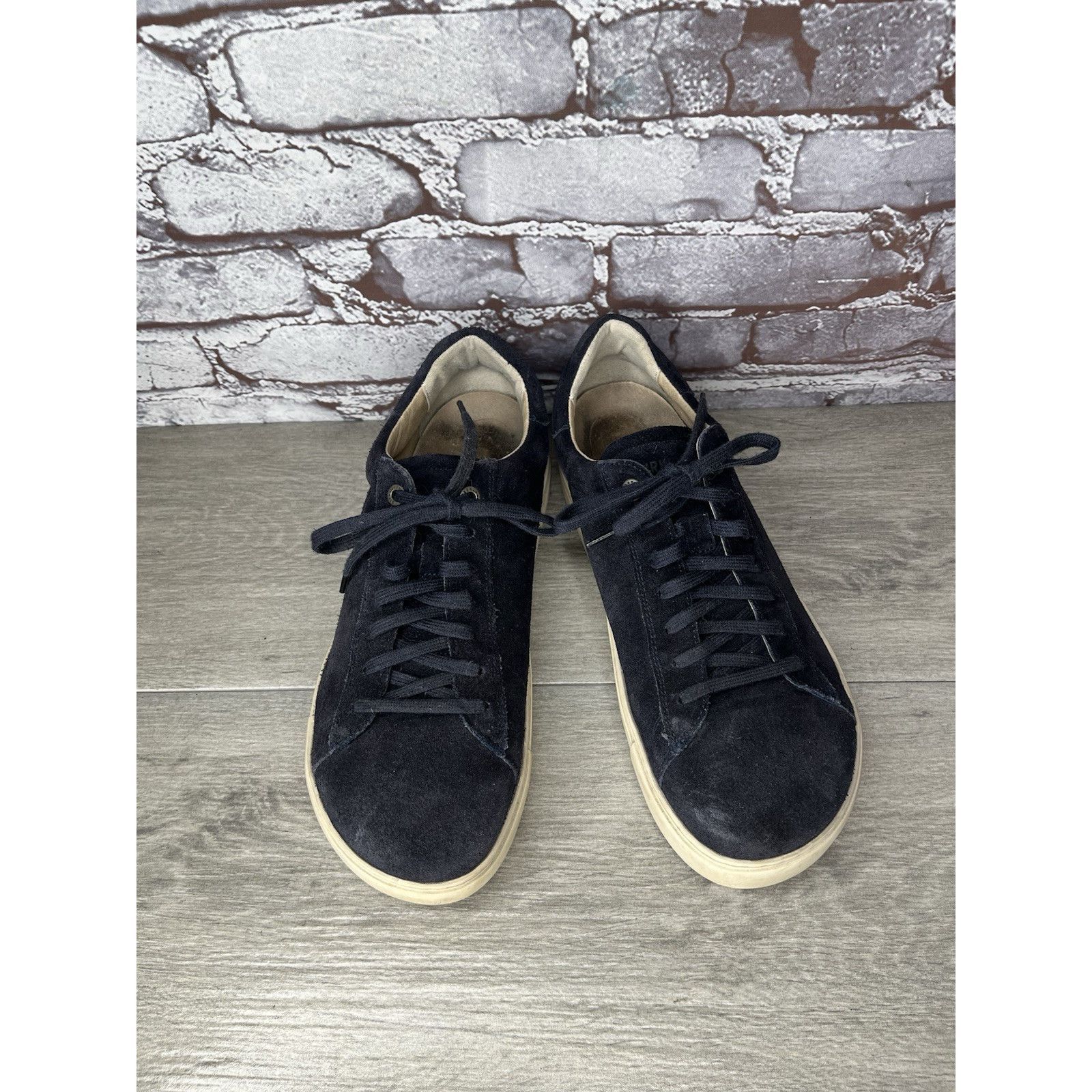 Birkenstock Birkenstock Bend Low Blue Suede Casual Sneakers Canvas Lace Size US 10 / EU 43 - 9 Thumbnail