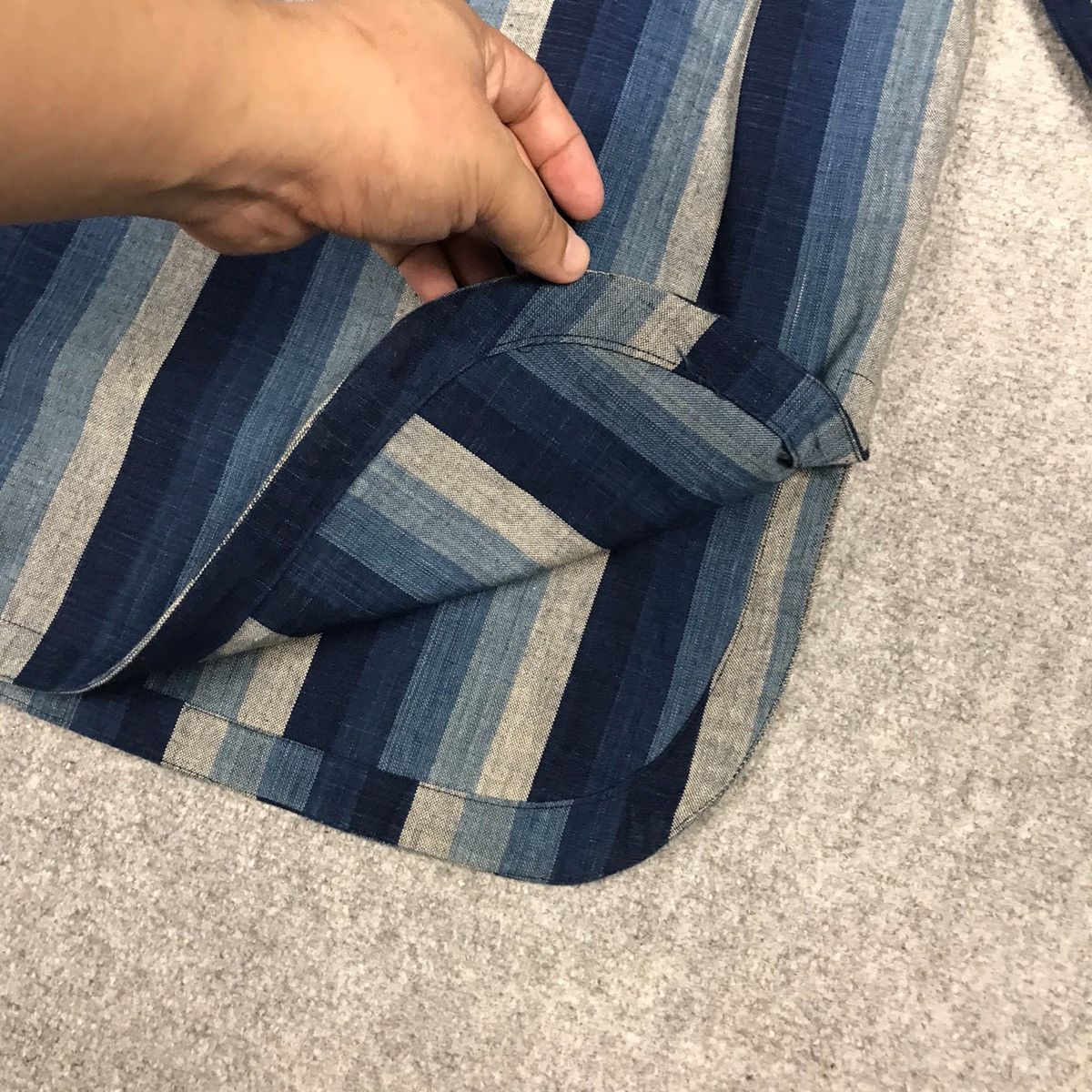Indigo × Japanese Brand JAPAN INDIGO STRIPE DESIGN BUTTON JACKET Size US M / EU 48-50 / 2 - 10 Thumbnail