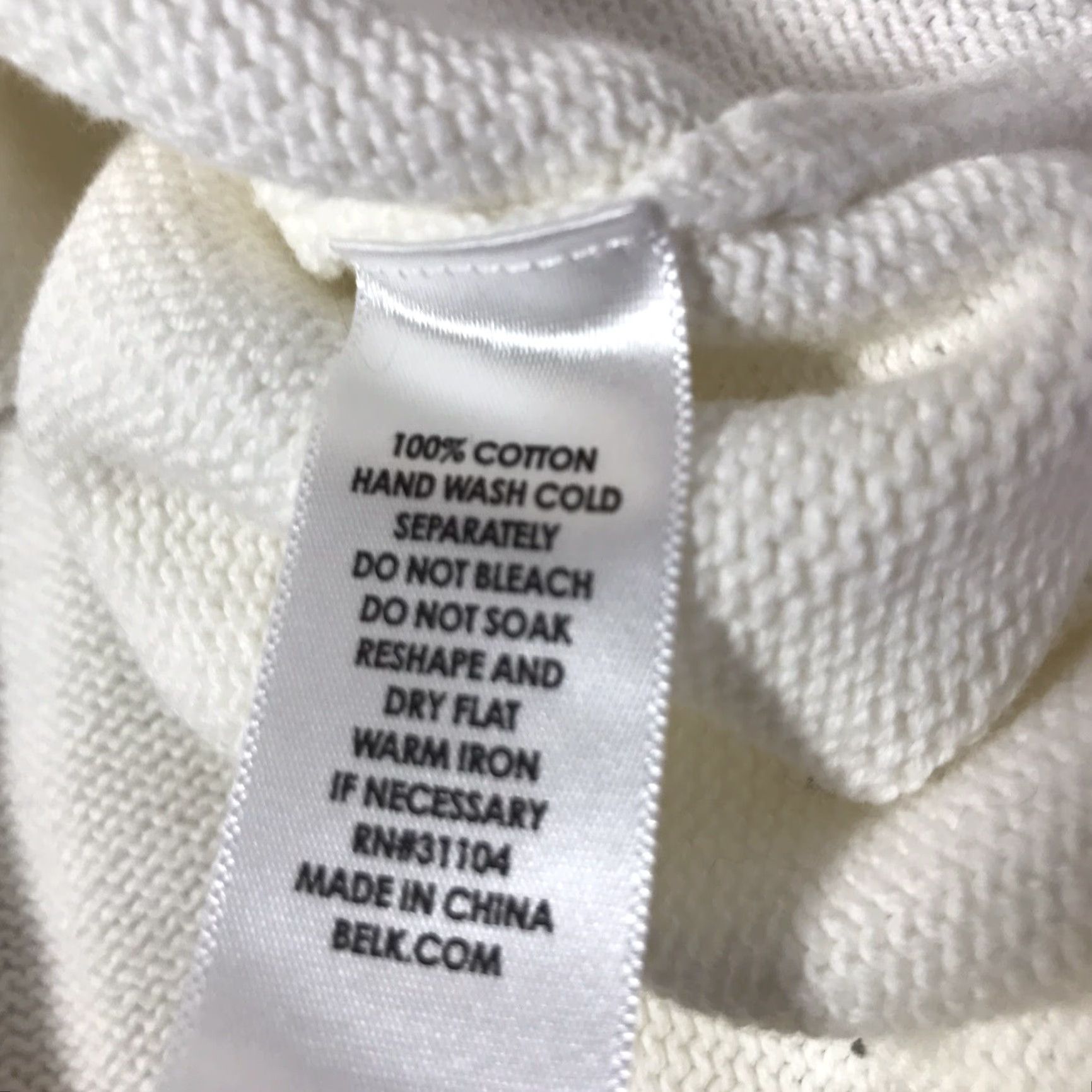 Vintage Kim Rogers White Cotton Sweater Cowl Neck Long Sleeve Womens Size M Casual Pullover Classic Size M / US 6-8 / IT 42-44 - 4 Thumbnail