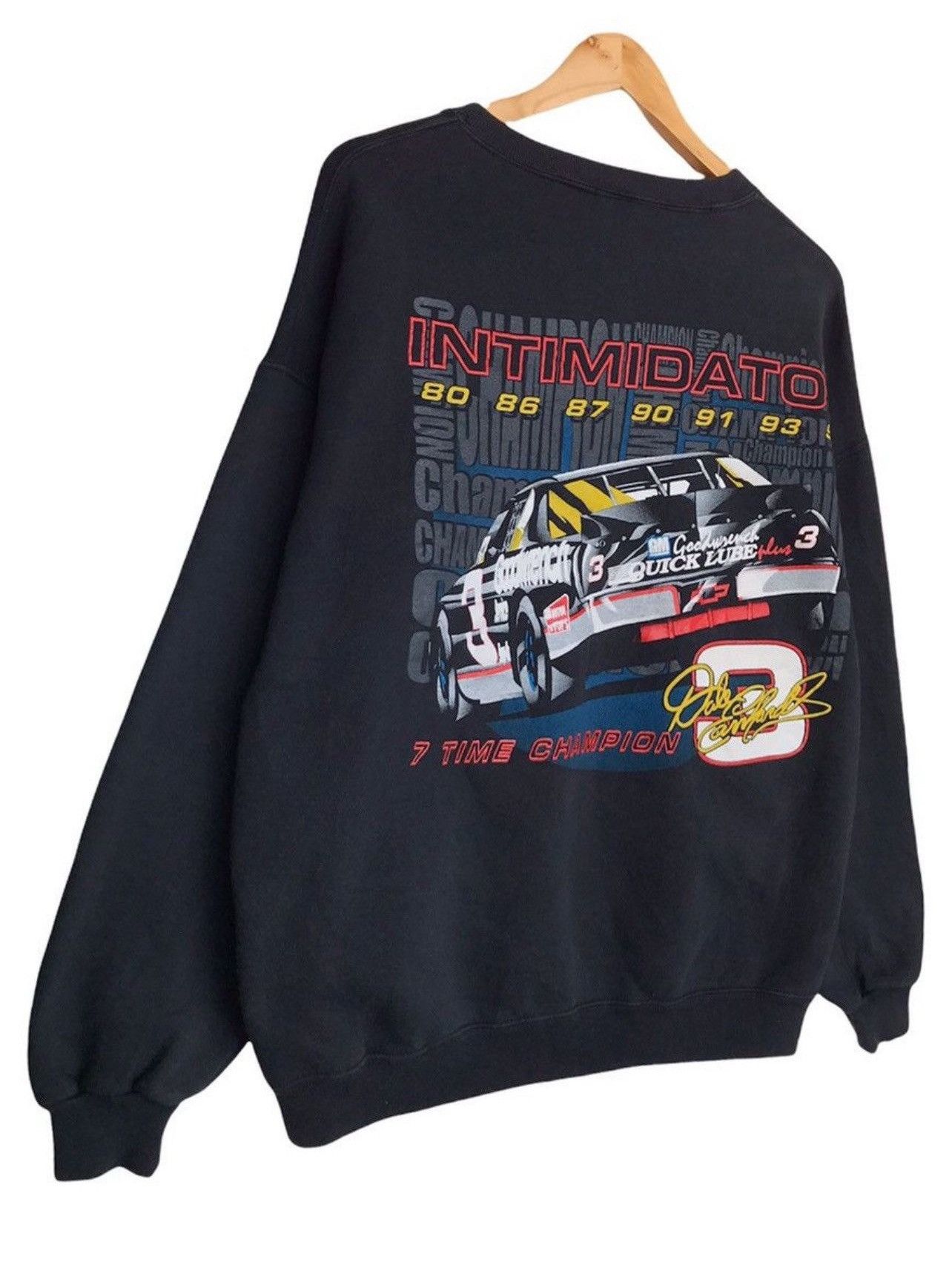 NASCAR Vintage 90s Nascar Dale Earthern Good Wrench Sweatshirt Size US L / EU 52-54 / 3 - 6 Thumbnail