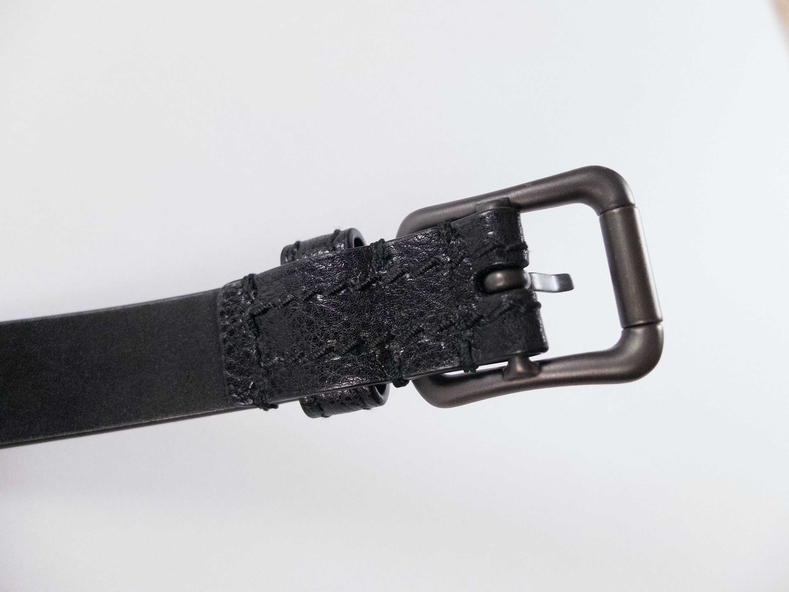 Bottega Veneta BOTTEGA VENETA thin black leather belt 75 - 28 30 inch waist Size ONE SIZE - 5 Thumbnail