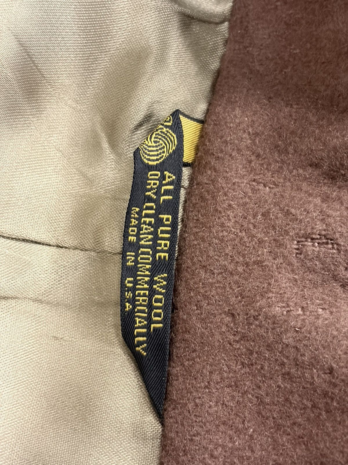 Harris Tweed Vintage BW Harris Coat Wool Long Overcoat Made USA 60s Size US M / EU 48-50 / 2 - 9 Thumbnail