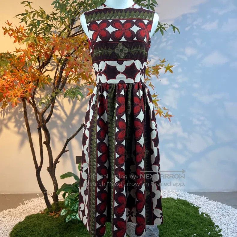 Valentino floral sleeveless dress