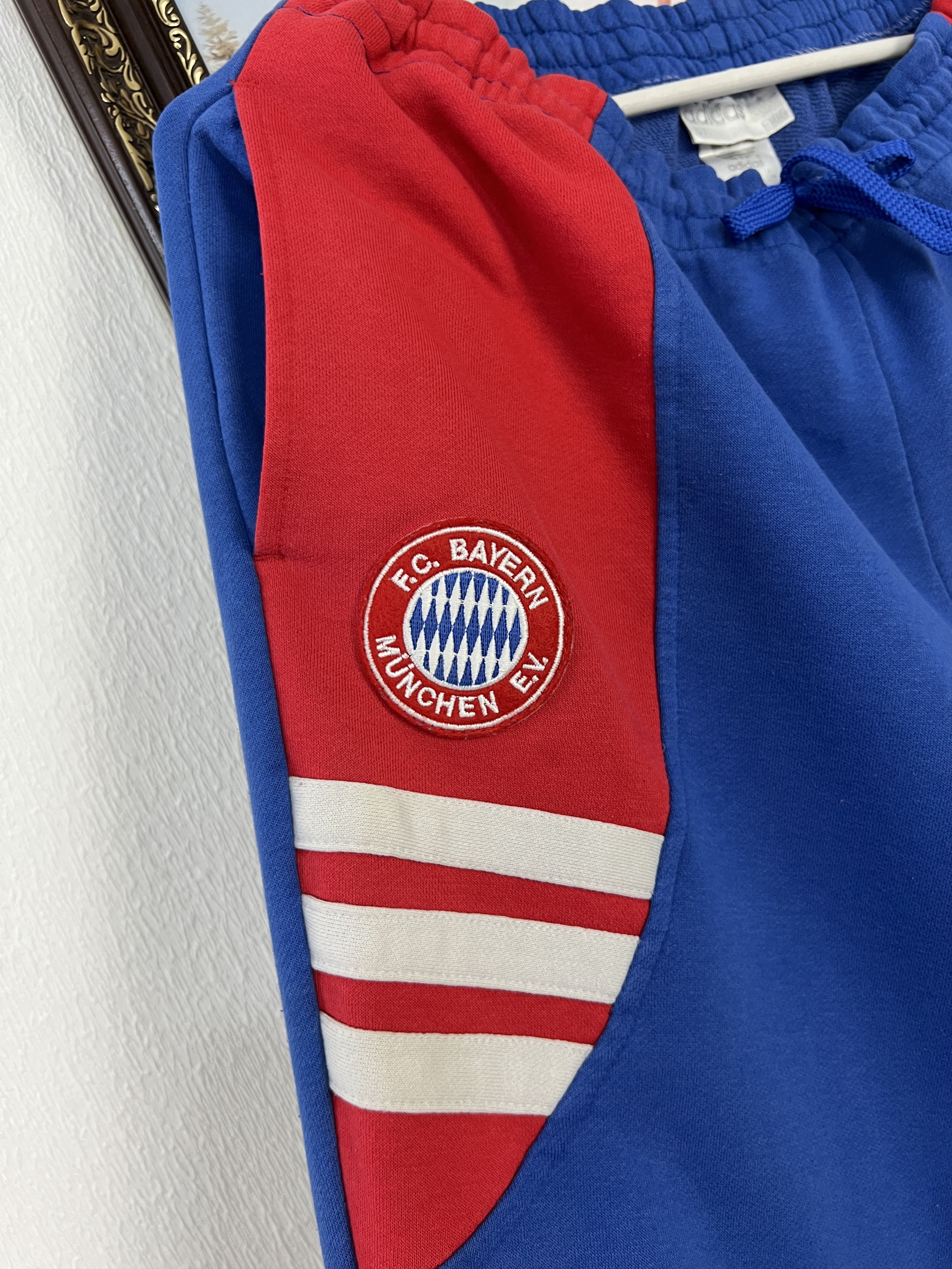 Adidas Vintage 90's Adidas Bayern Munich Football Pants Soccer L Size US 34 / EU 50 - 5 Thumbnail