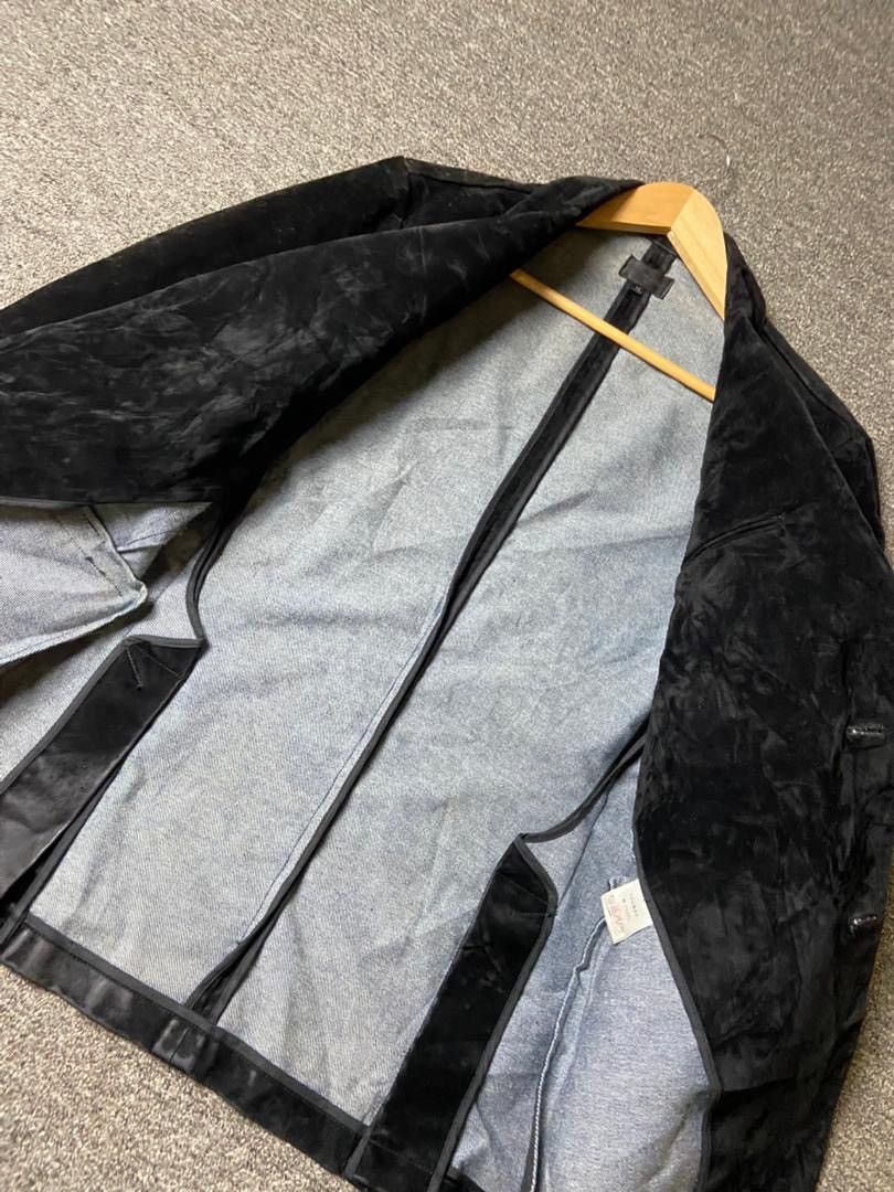 Japanese Brand Acoustic Brand Single Breasted Velvet Suede Blazer (176) Size US M / EU 48-50 / 2 - 6 Thumbnail