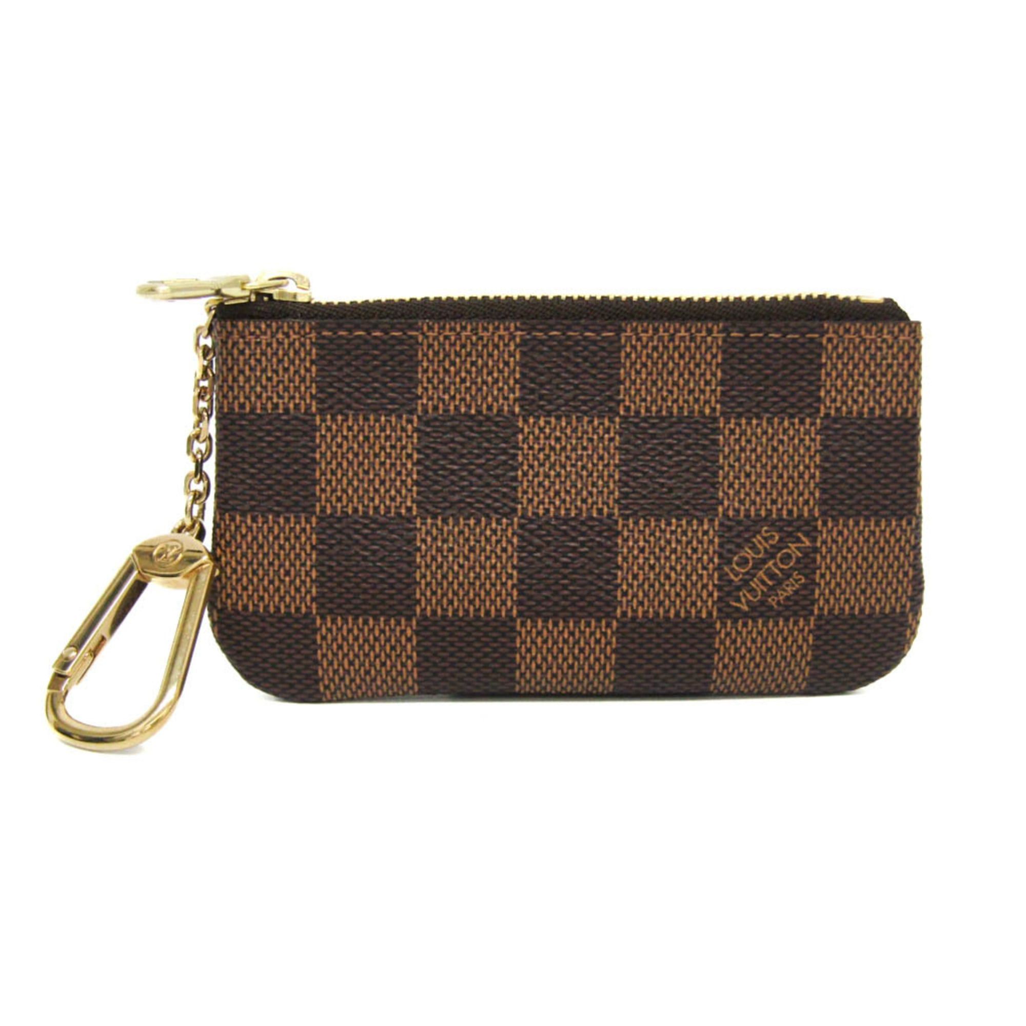 Louis Vuitton Louis Vuitton Damier Key Pouch N62658 Men,Women Damier Canvas Coin Purse/coin Case Brown,Ebene Size ONE SIZE - 1 Thumbnail