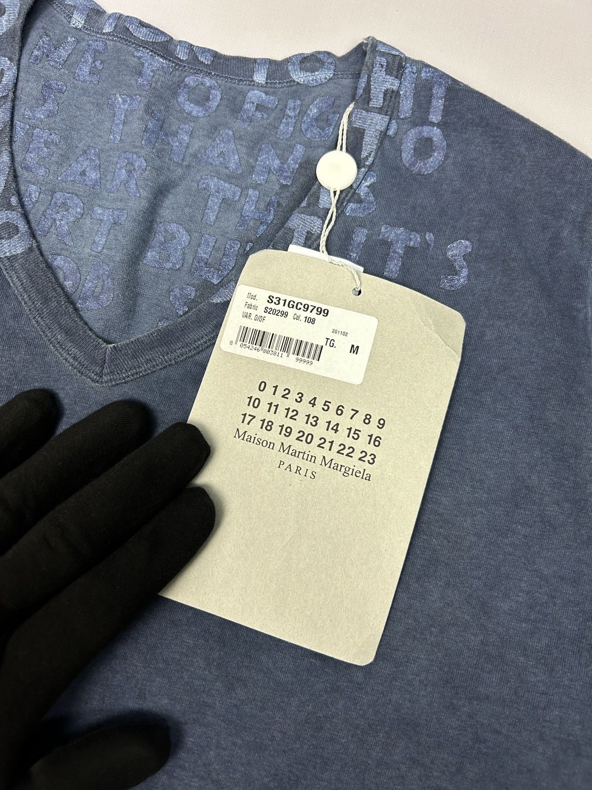 Maison Margiela Maison Martin Margiela AIDS Awareness Garment Dyed T-Shirt Size US M / EU 48-50 / 2 - 8 Thumbnail