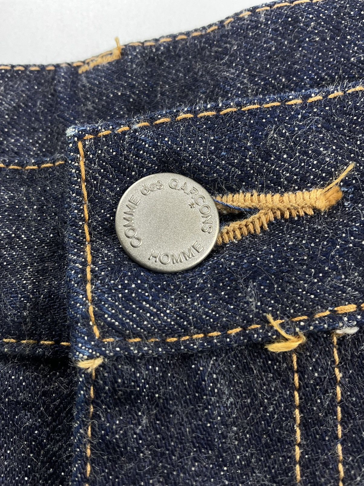 Comme des Garcons Comme des Garcons Homme AD2002 Coated Selvedge Denim Size US 30 / EU 46 - 9 Thumbnail