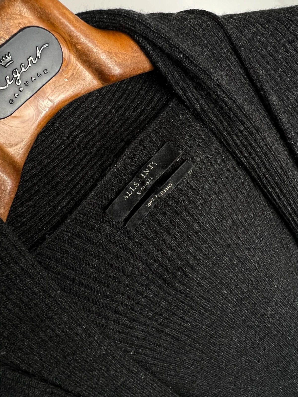 Allsaints Allsaints Keld Open Knit Cardigan Turtleneck Wool Women's Size XS / US 0-2 / IT 36-38 - 8 Thumbnail