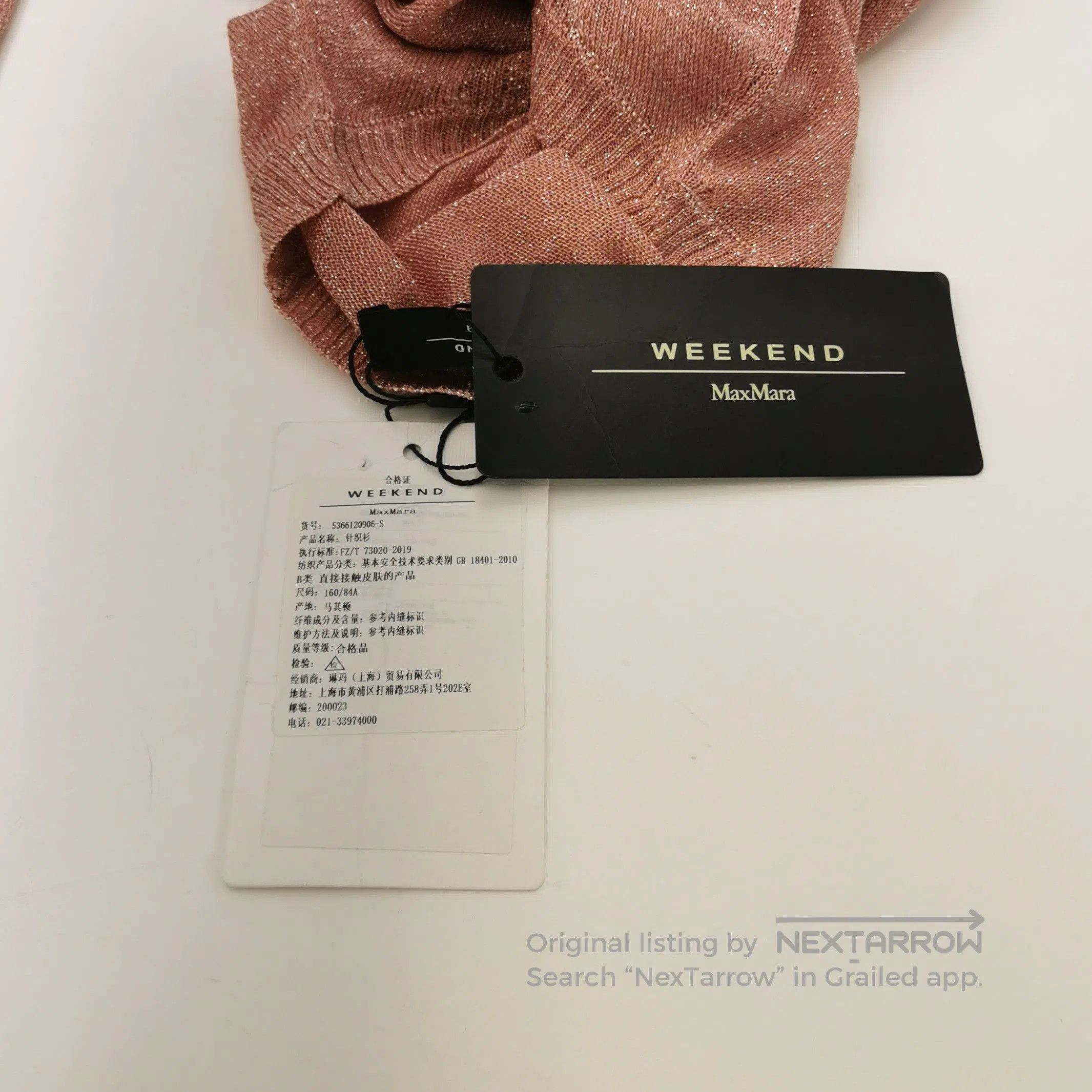 Weekend Max Mara Weekend Max Mara S Solid Crew Neck Knit Top. Size S / US 4 / IT 40 - 3 Thumbnail
