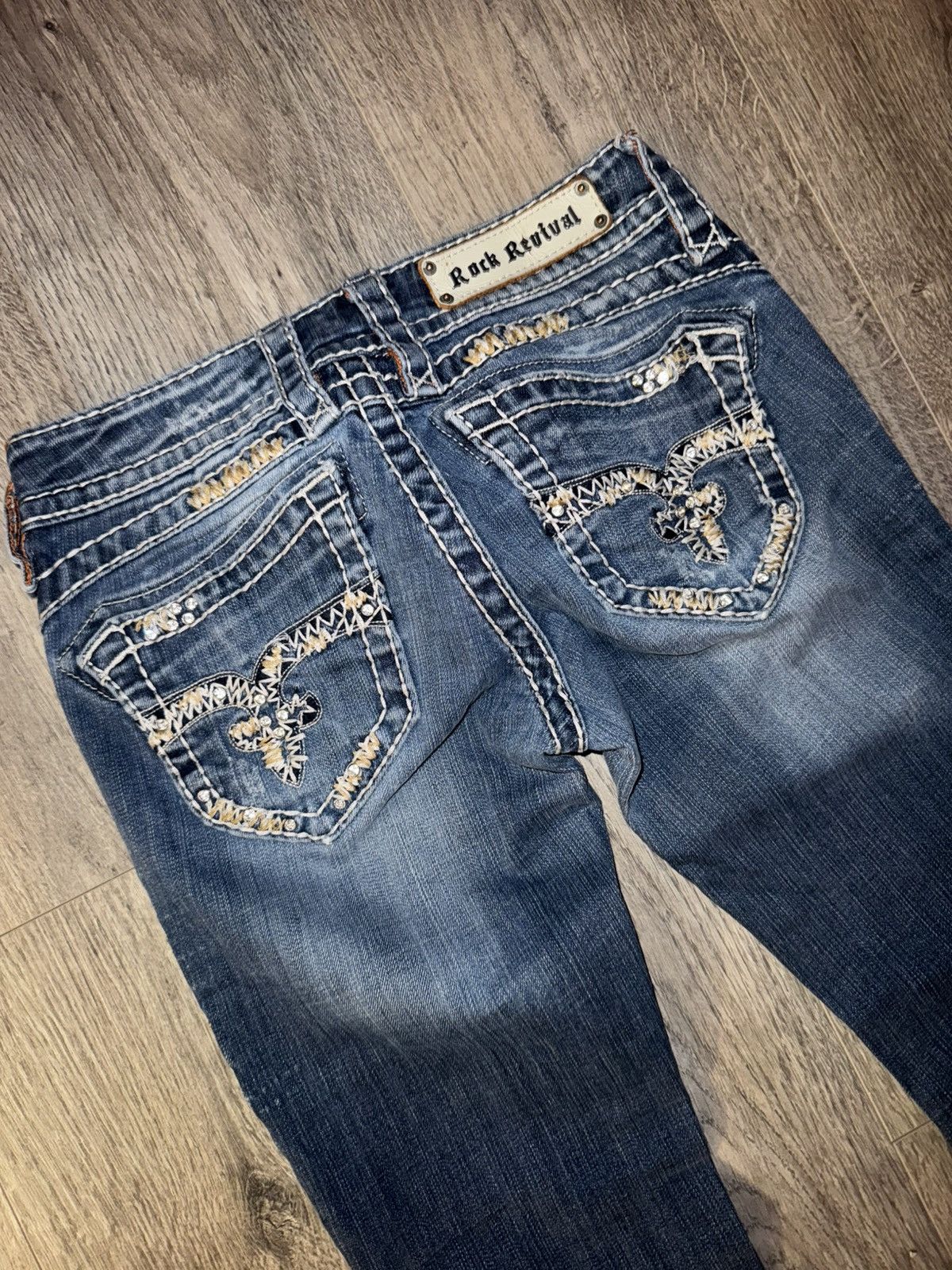 Rock Revival ROCK REVIVAL AMY BOOT - Early 2000’s Low-waisted Boot Jeans Size 26" / US 2 / IT 38 - 1 Thumbnail