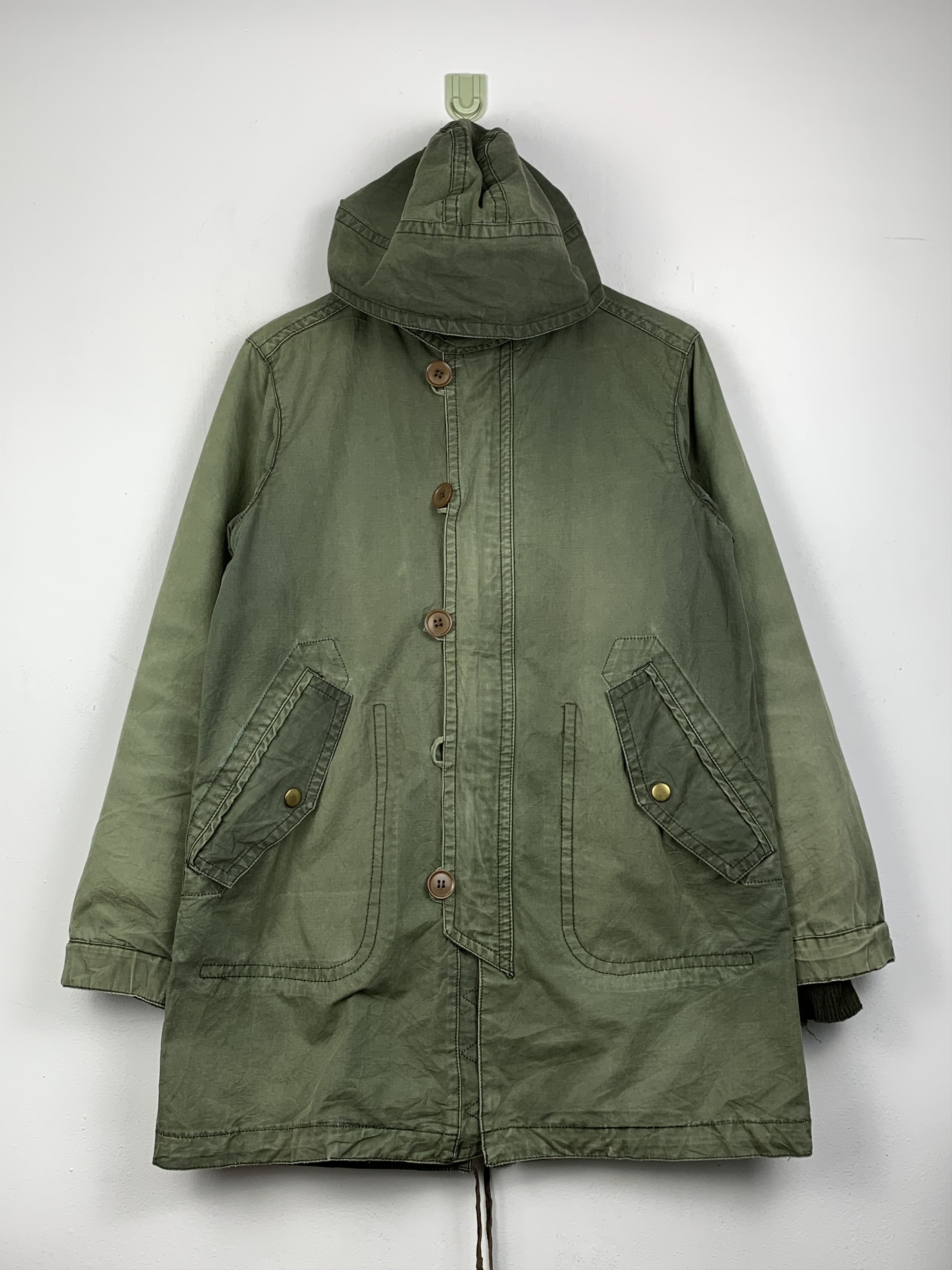 Pas de Calais Vintage 90s Pas De Calais France Military Jacket J1449 Size US M / EU 48-50 / 2 - 1 Thumbnail