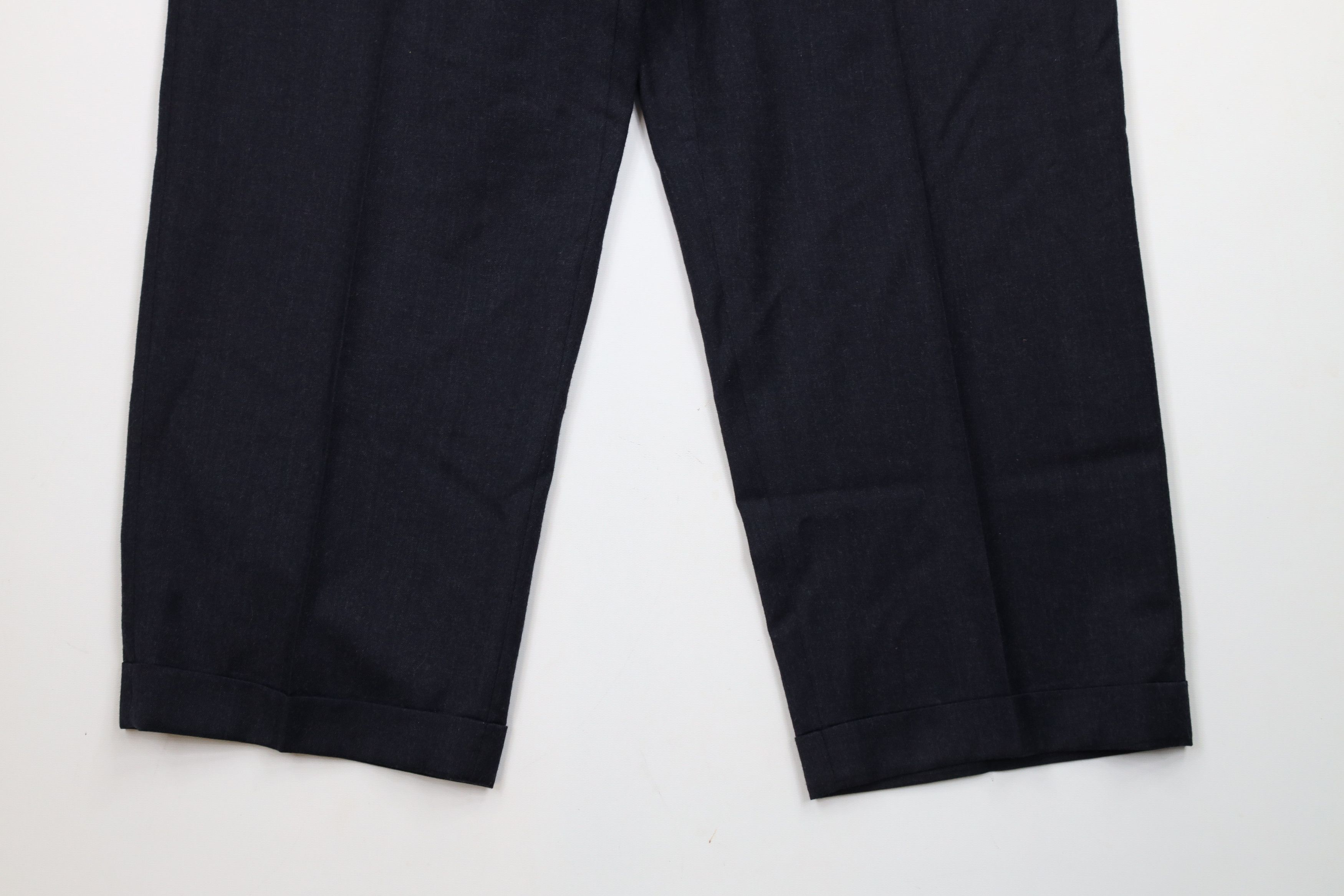 Vintage Vintage 90s Streetwear Wool Blend Wide Leg Chino Pants Size US 34 / EU 50 - 4 Thumbnail