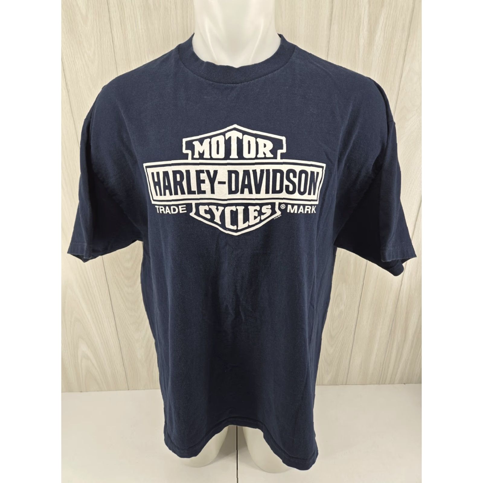 Harley Davidson Harley-Davidson T-Shirt Louisville Kentucky 2XL Mens Blue 2 Sided Graphic Print Crew Neck Short Sleeve Vintage No Size US XXL / EU 58 / 5 - 3 Thumbnail