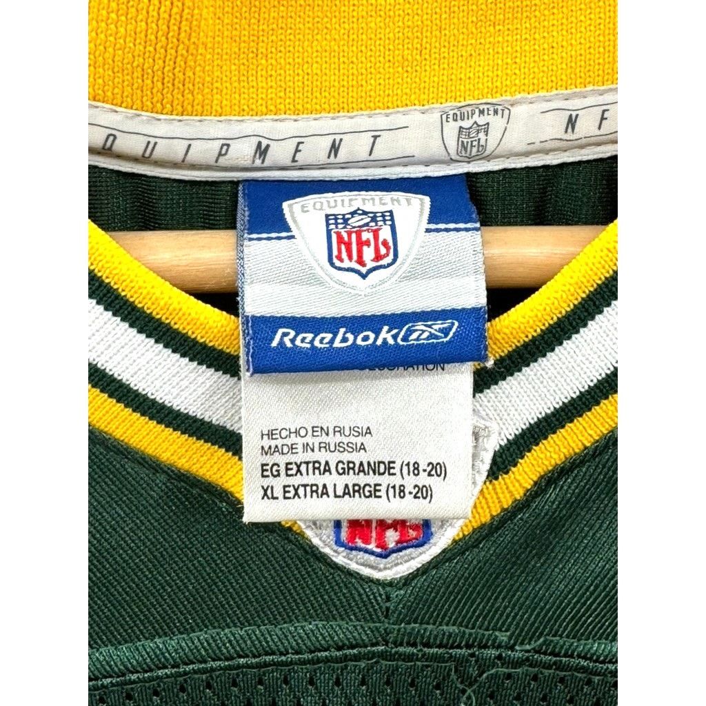 NFL × Reebok × Vintage 2000's Reebok Green Bay Packers Ahman Green Youth NFL Jersey Size US XL / EU 56 / 4 - 3 Thumbnail
