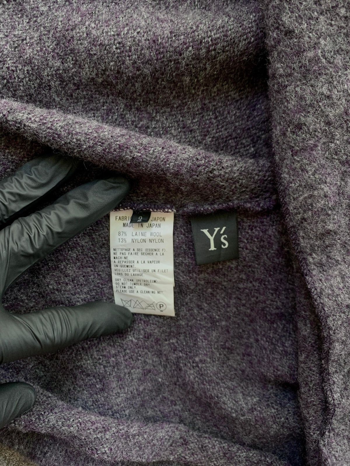 Yohji Yamamoto FREE TAX! Ys Wool Relaxed Cardigan Jacket Size US S / EU 44-46 / 1 - 7 Thumbnail