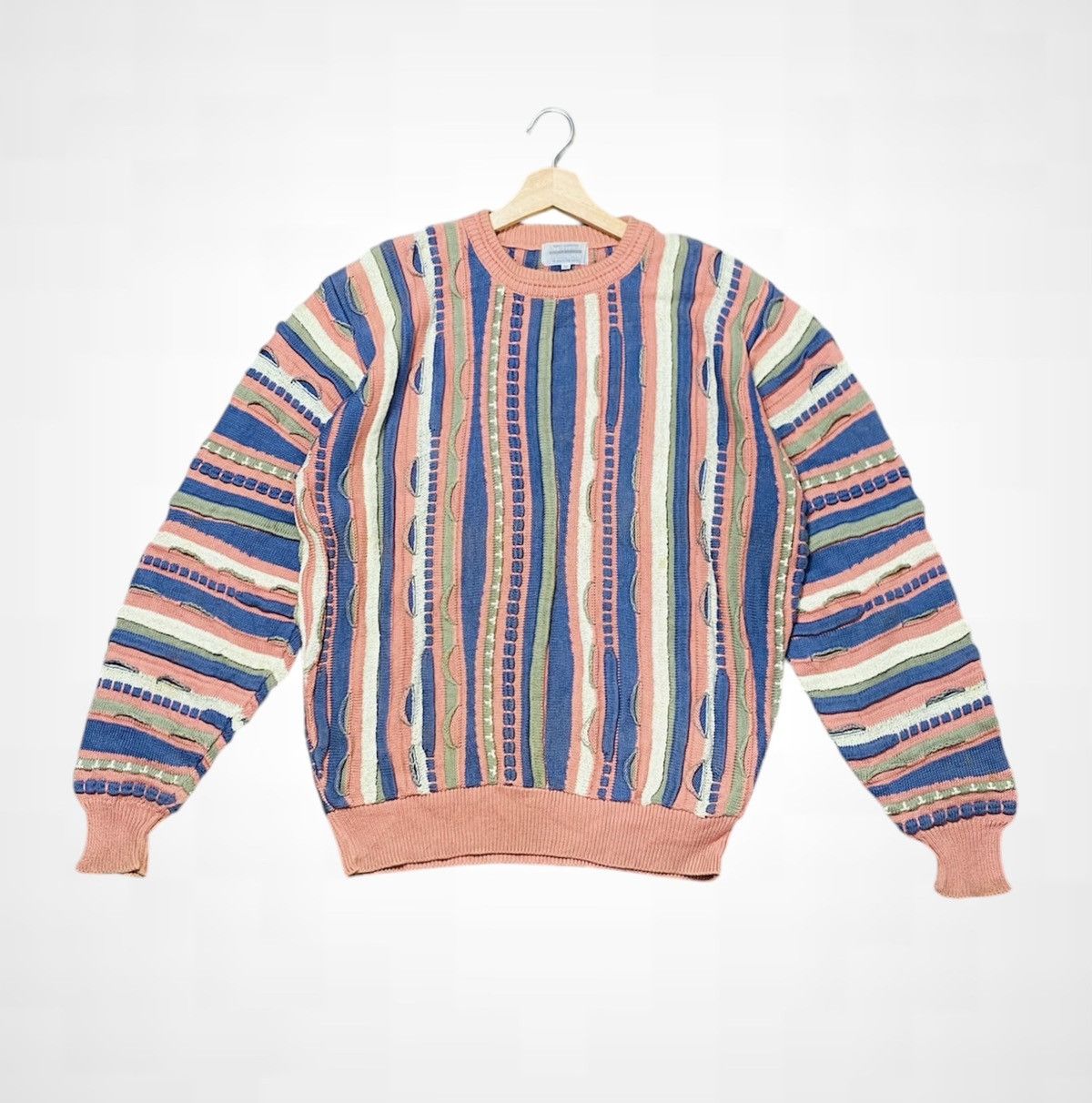 Homespun Knitwear Vintage Bazzanti Inpires Coogi Cardigan Sweaters Size US L / EU 52-54 / 3 - 3 Thumbnail