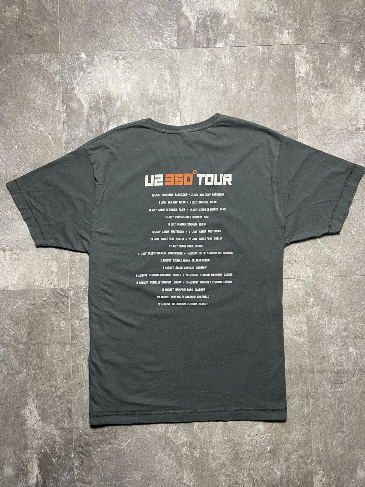 Band Tees U2 360 World Tour Printed Short Sleeve T Shirt Y2k Rock Size US XXL / EU 58 / 5 - 4 Thumbnail